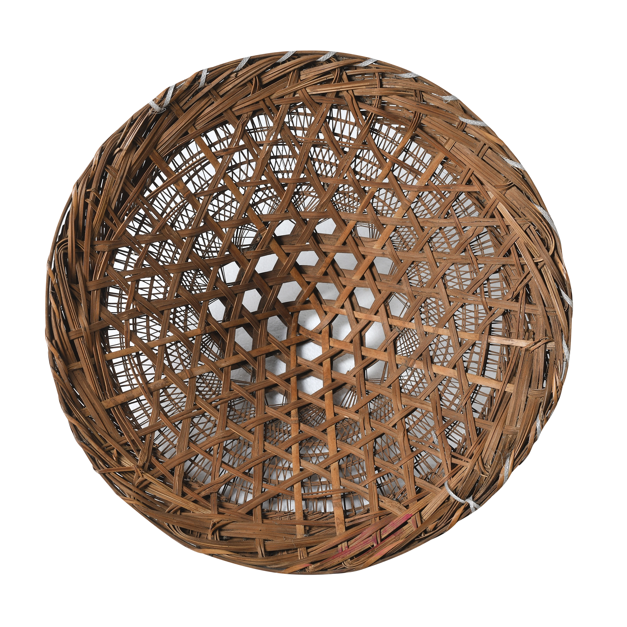 Taizi - Chapeau ancien en bambou tressé n°9 - vue 2