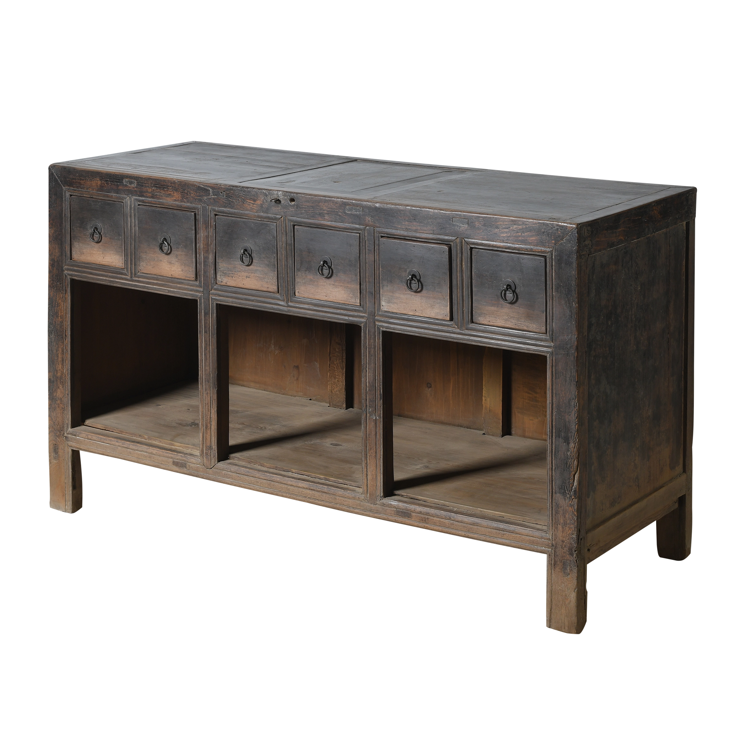 Qingdao - Buffet chinois ancien en orme massif n°24