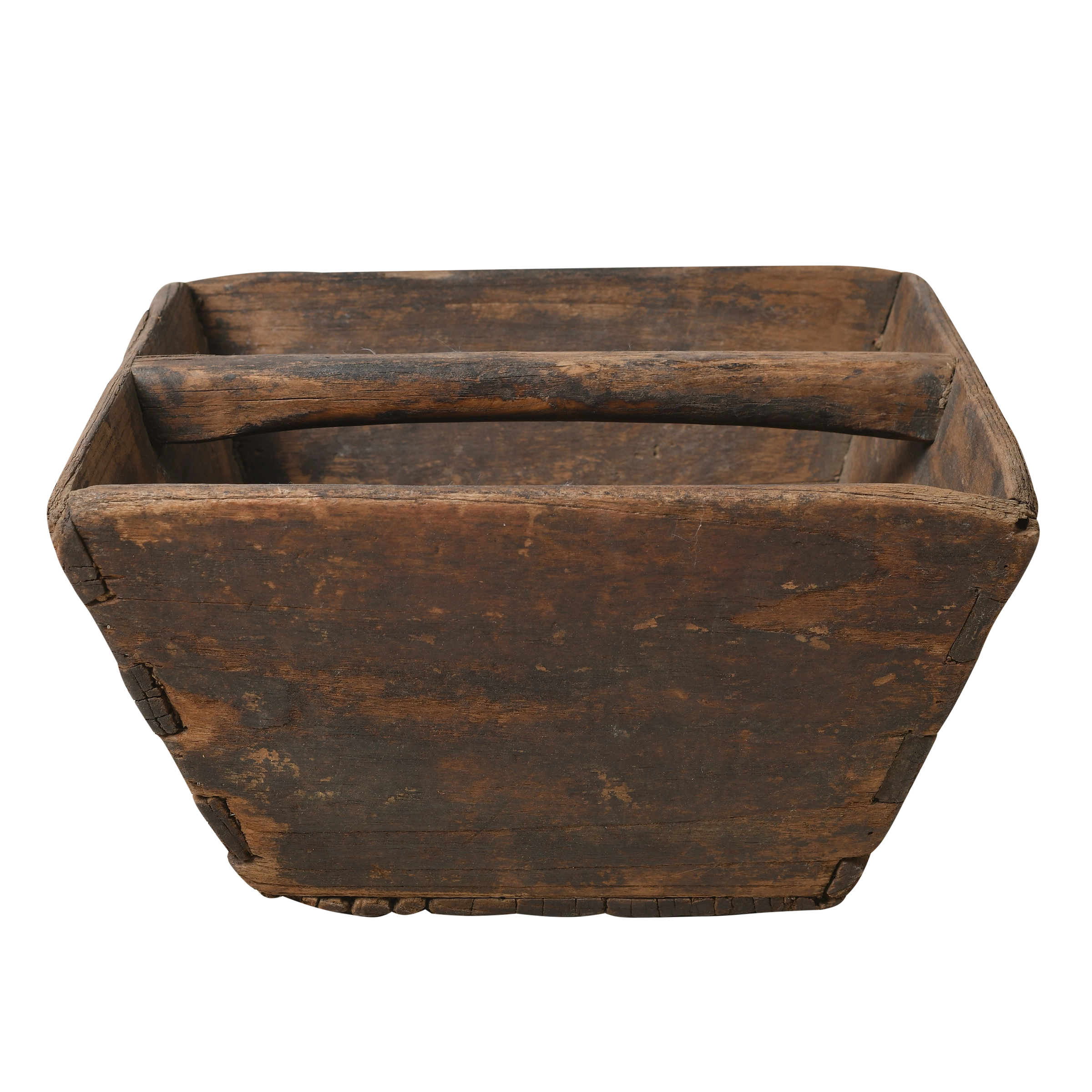 Naguo - Panier utilitaire ancien en pin n°6