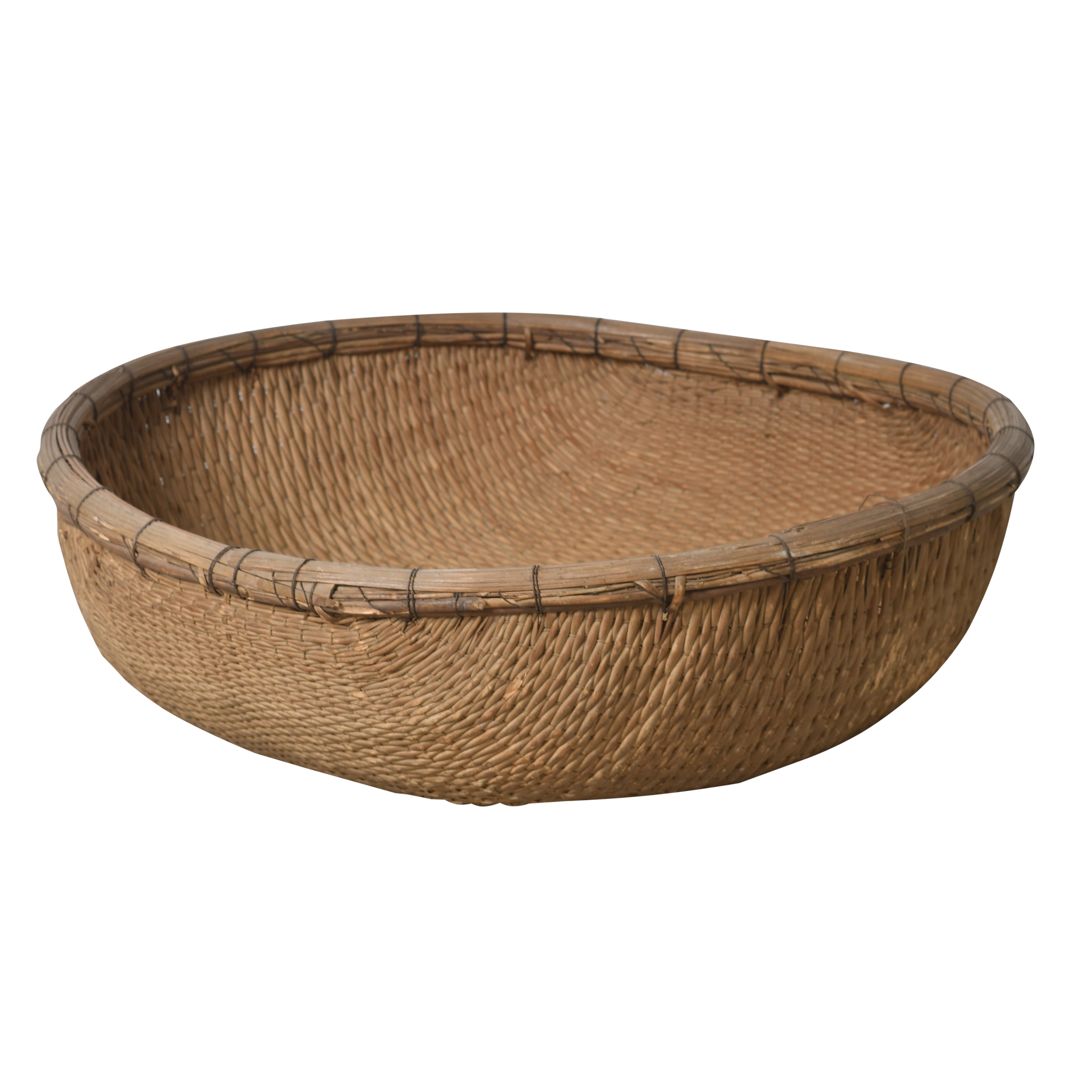 Lushan – Panier ancien chinois en osier ancien n°3