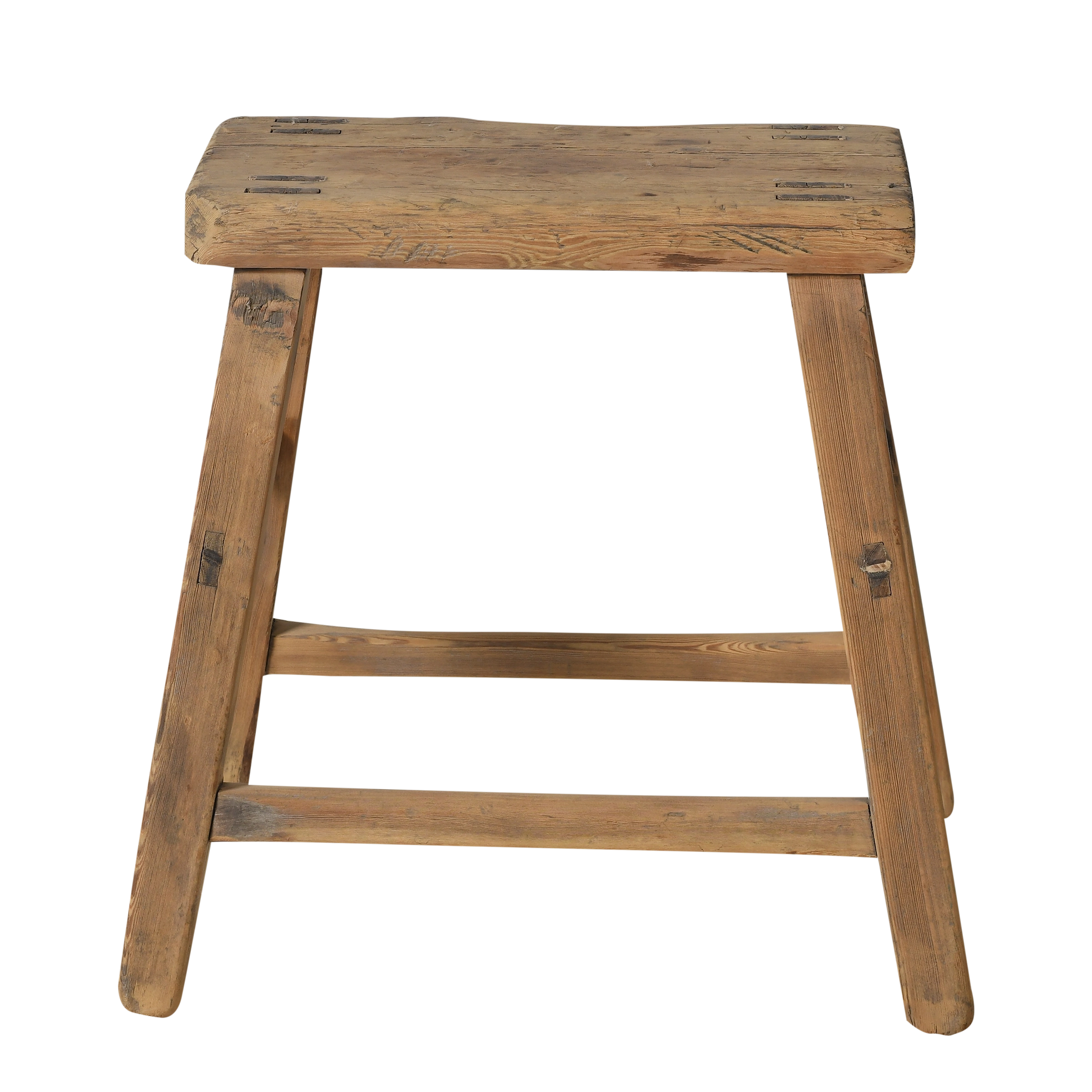 Zin - Tabouret chinois ancien en orme n°19