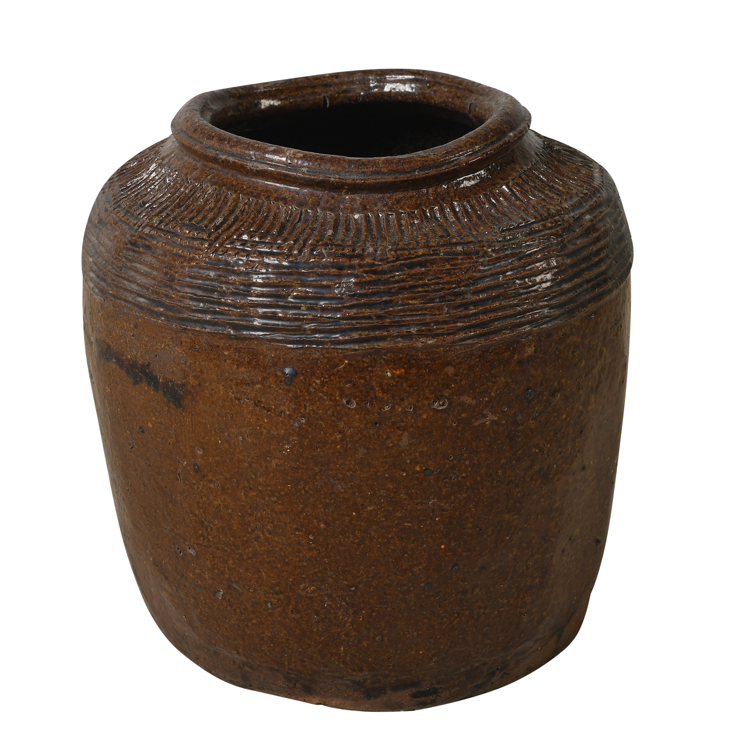 Yishui - Ancien pot chinois émaillé n°12