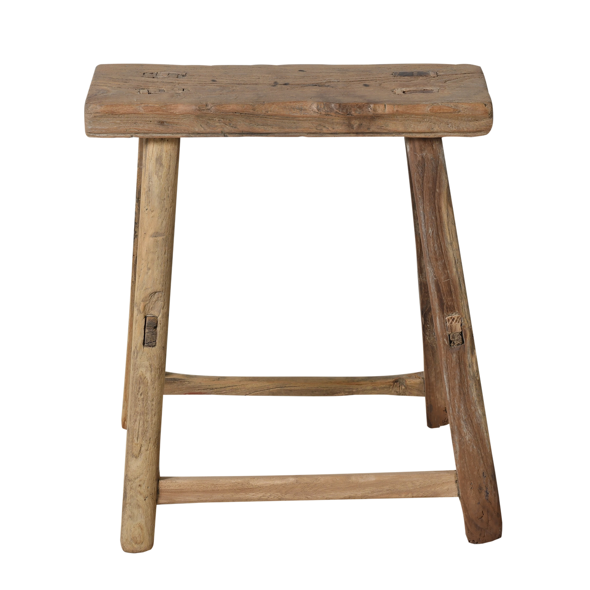 Zin - Tabouret chinois ancien en orme n°26