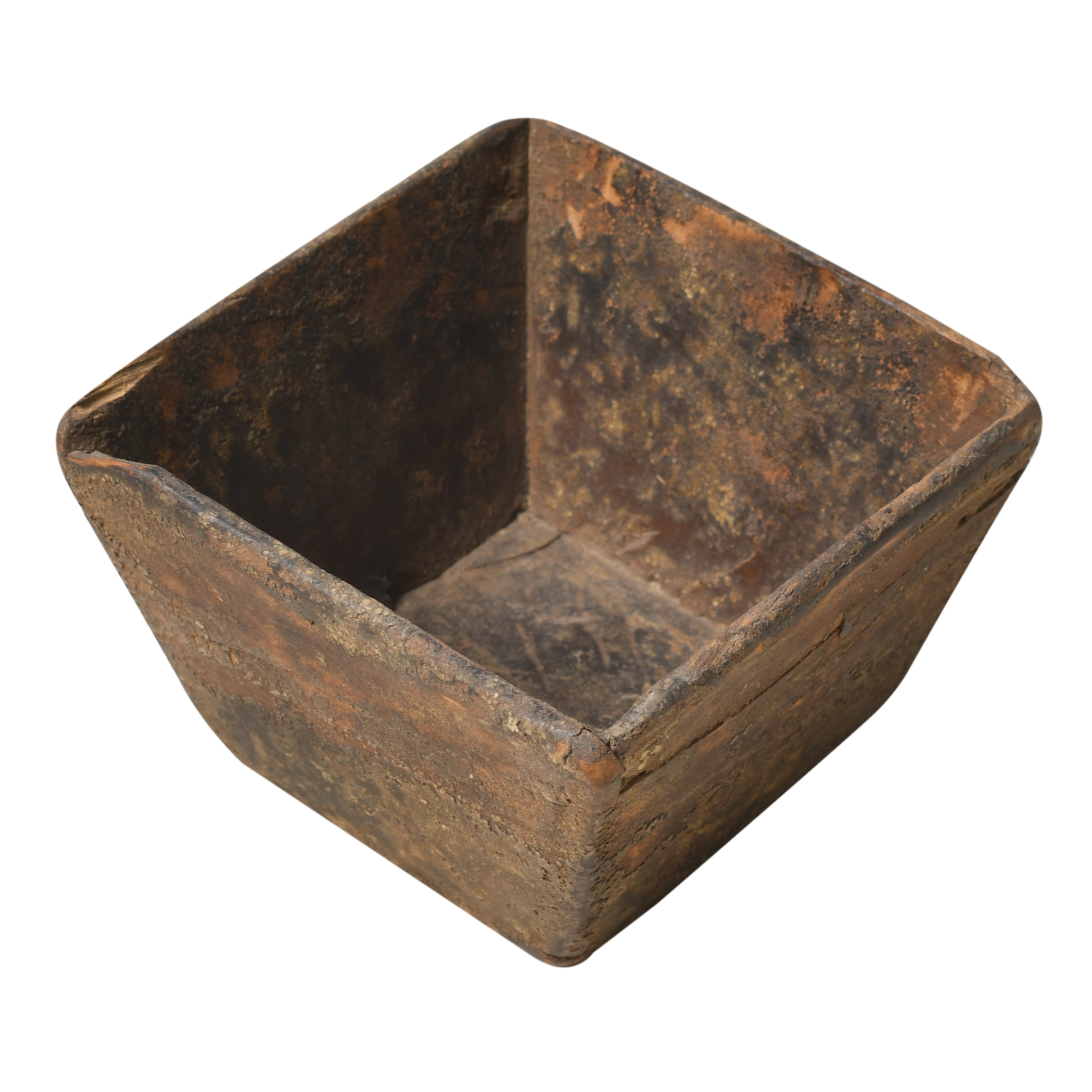 Jian - Panier carré en pin ancien n°1 - vue 2