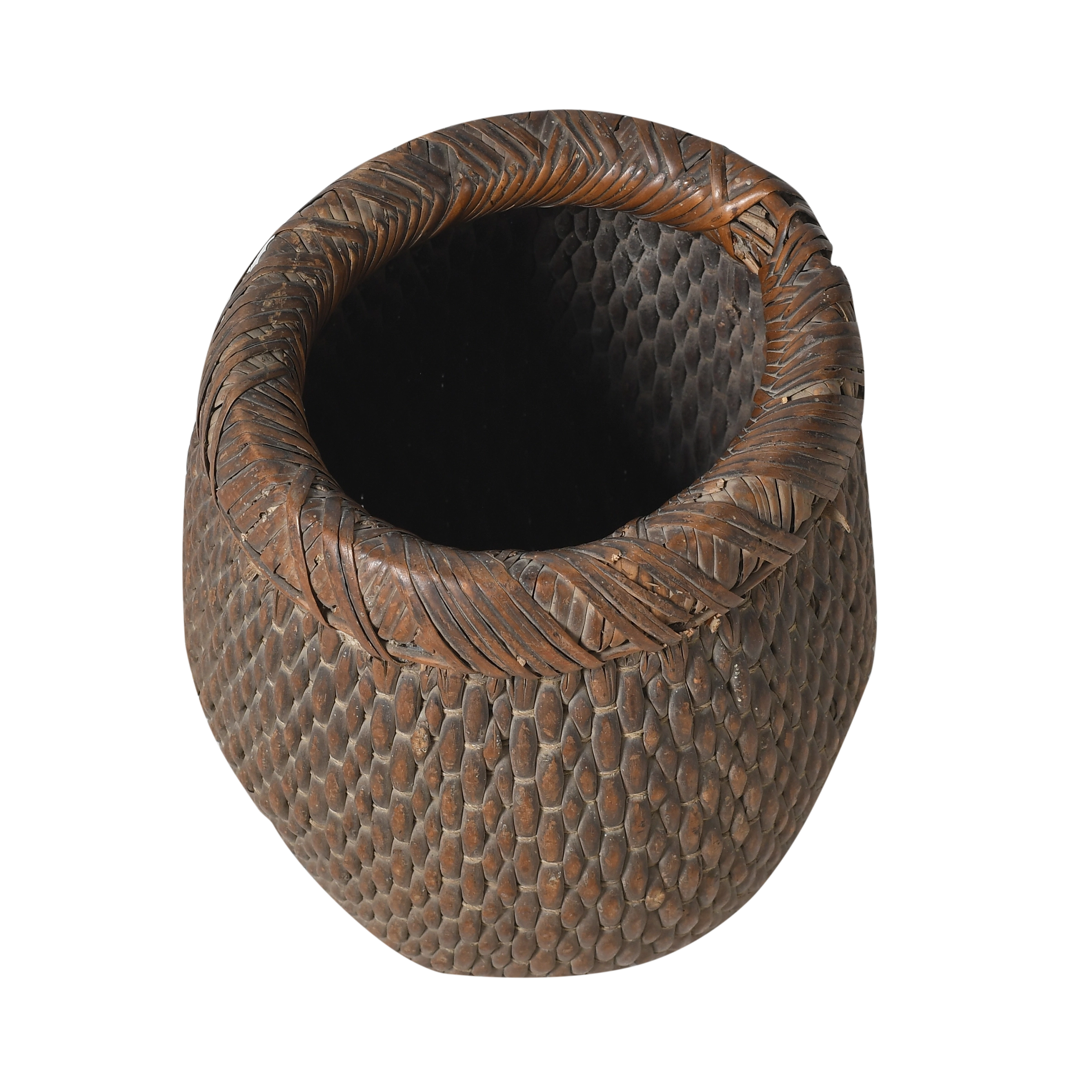 Guji - Ancien panier de pêcheur (petite taille) n°2 - vue 2