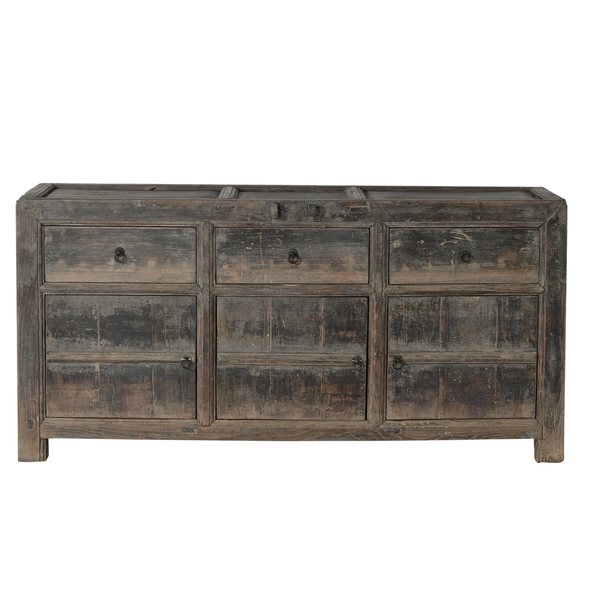 Qingdao - Buffet chinois ancien en orme massif n°37