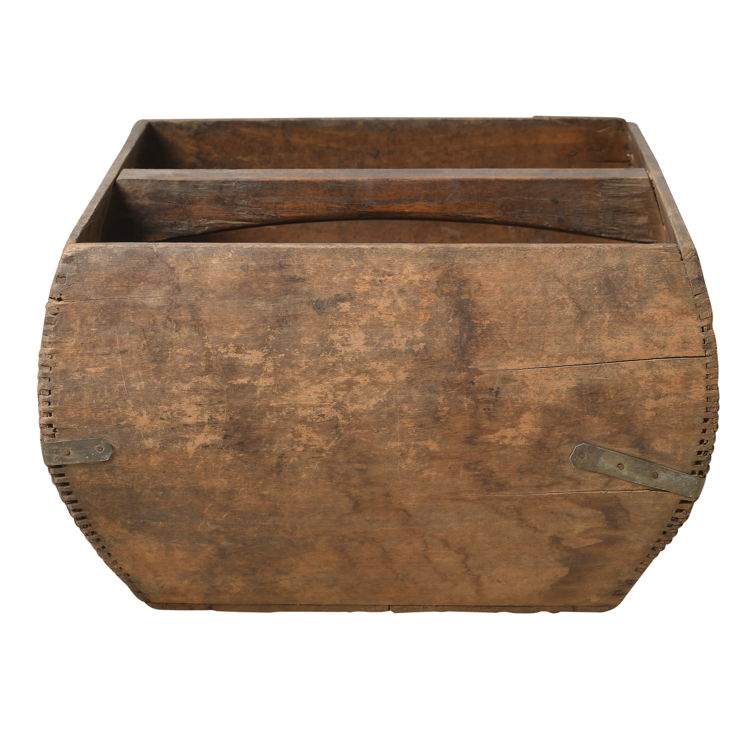 Naguo - Panier utilitaire ancien en pin n°8