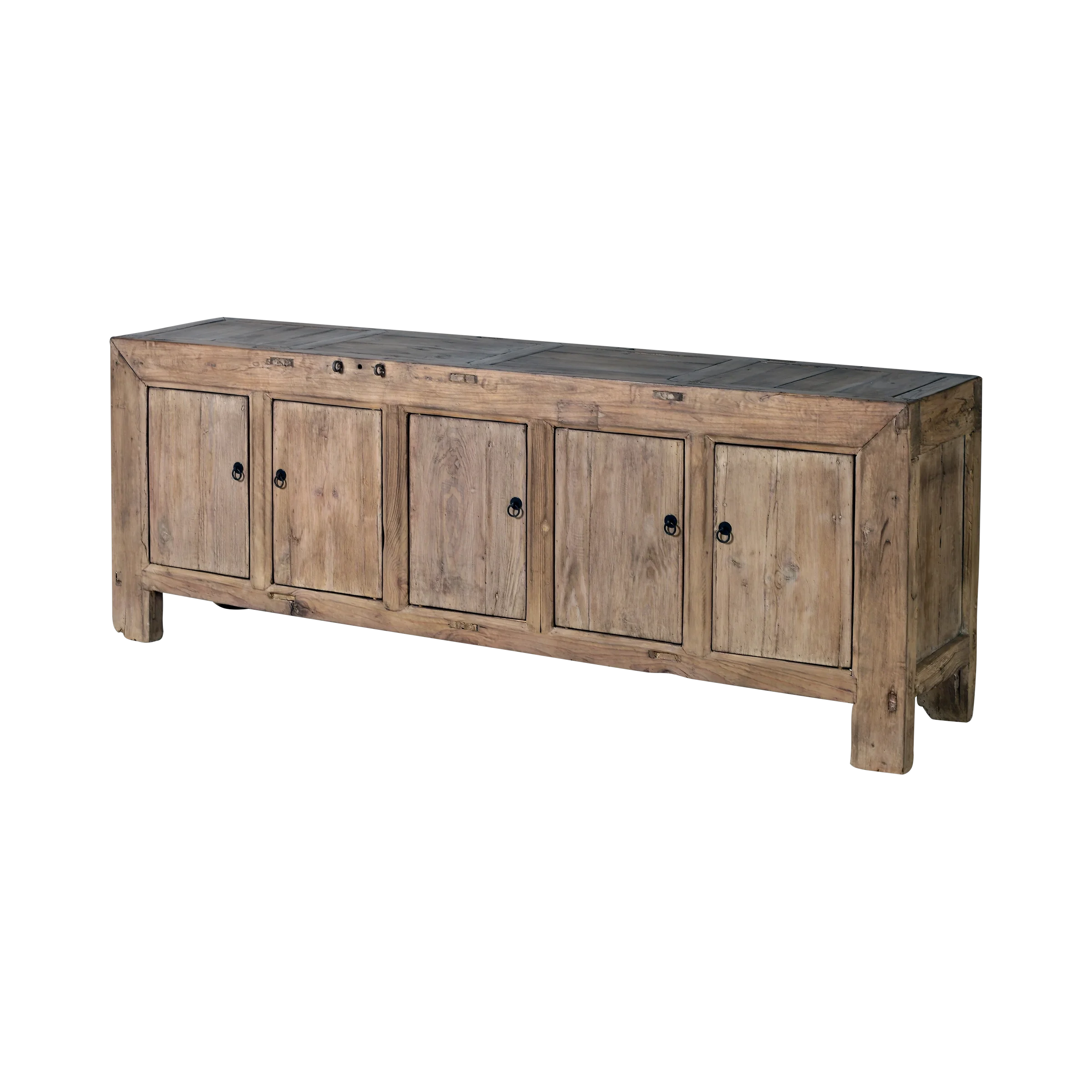 Qingdao - Buffet chinois ancien en orme massif n°19