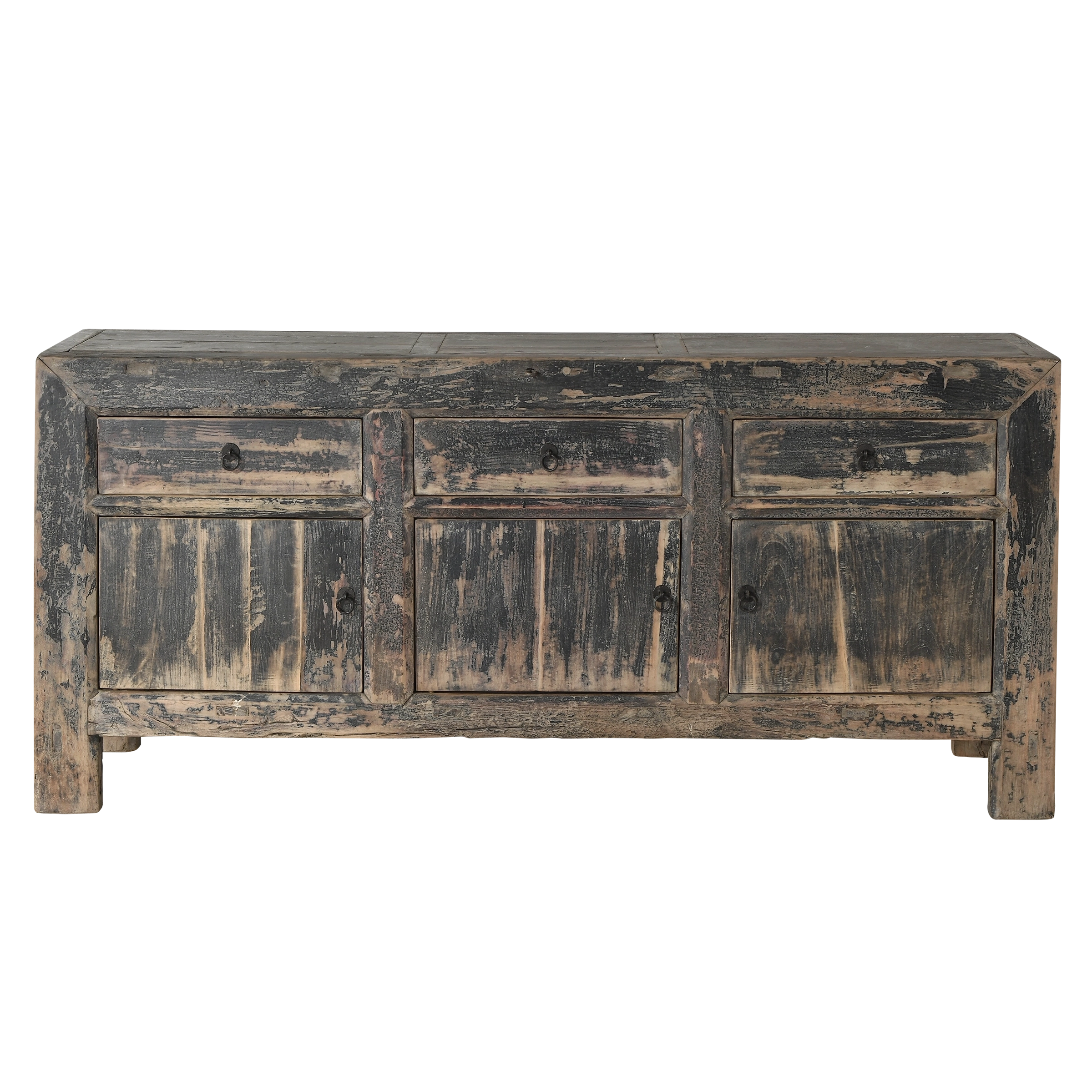 Qingdao - Buffet chinois ancien en orme massif n°43
