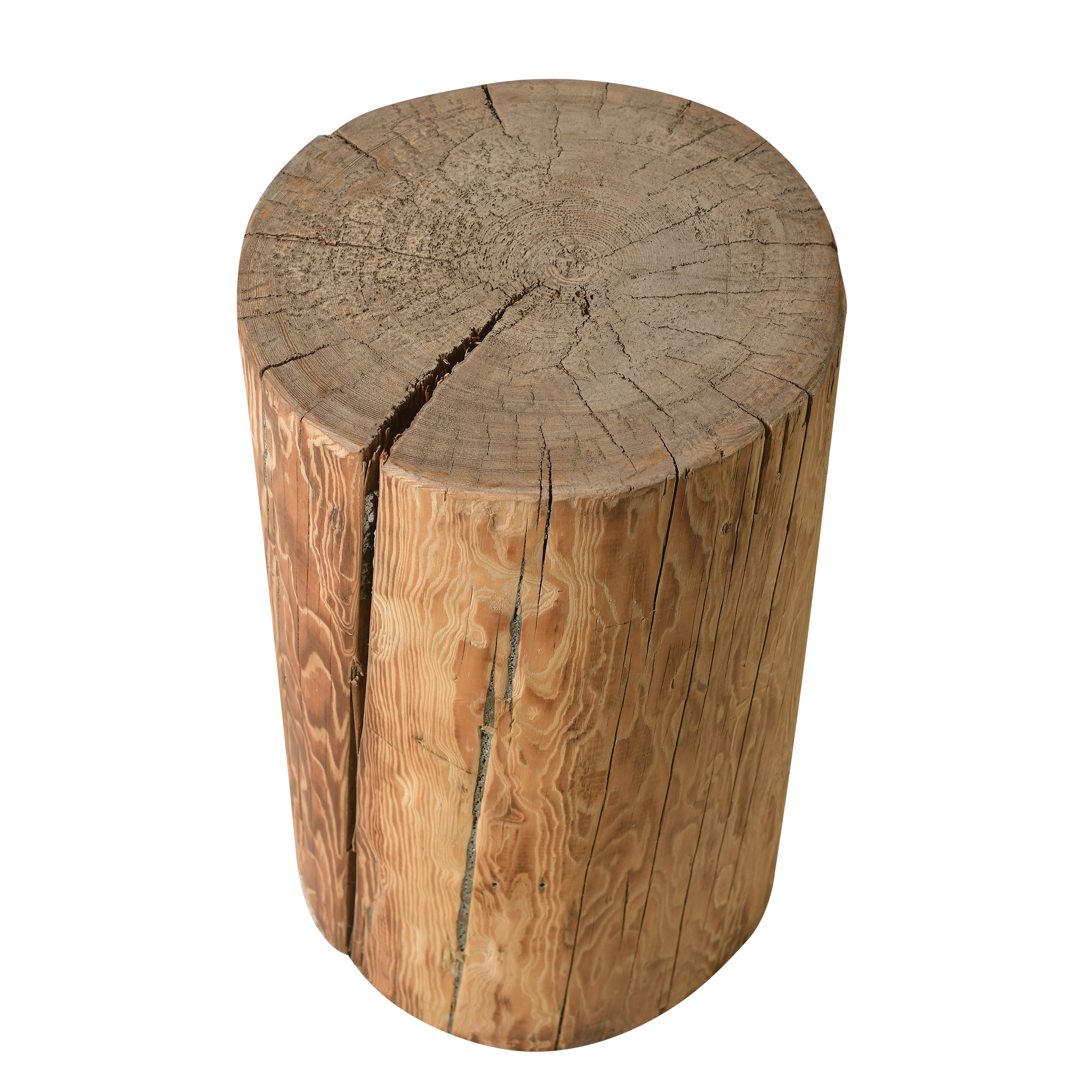 Hechi - Table d’appoint en pin ancien n°8 - vue 2