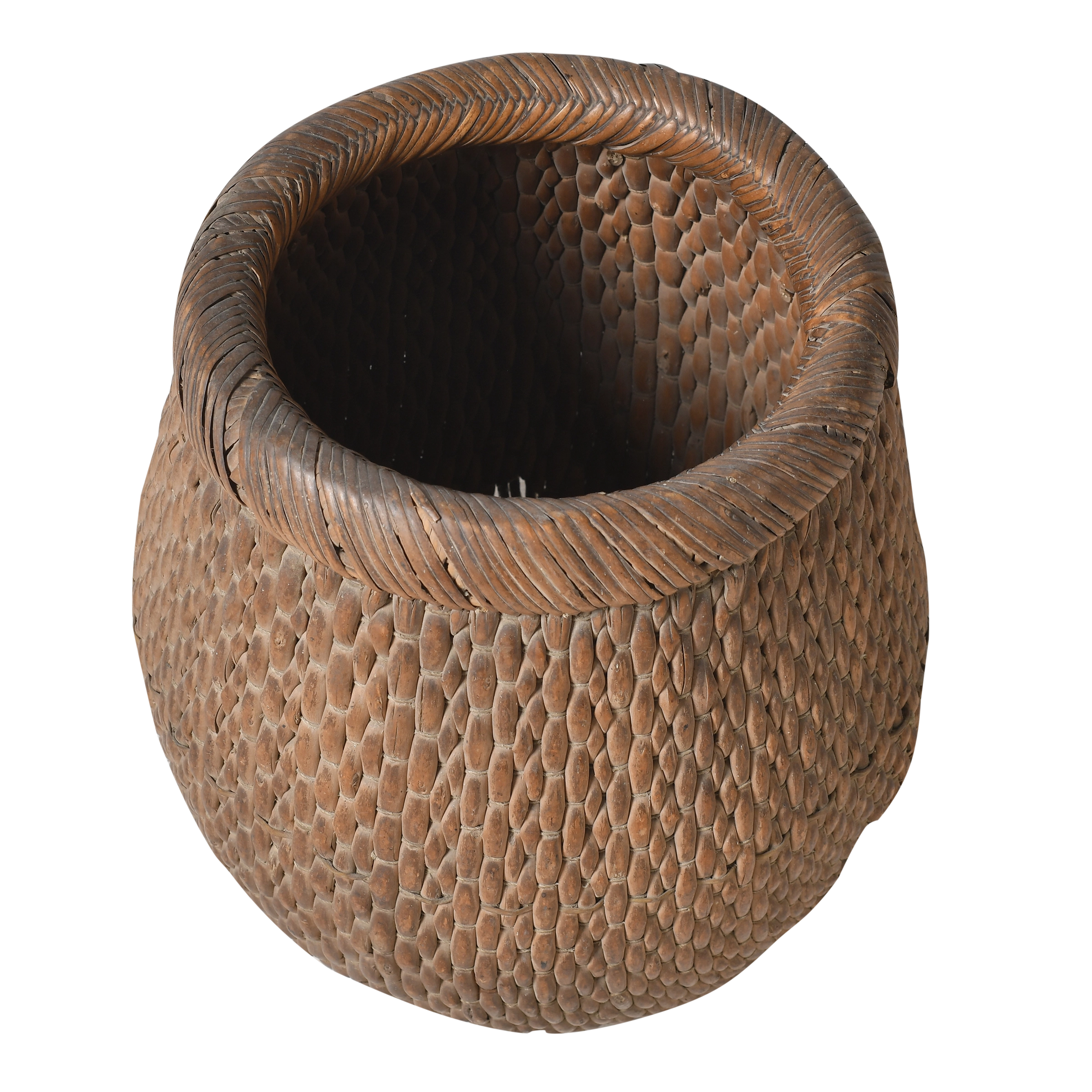 Guji - Ancien panier de pêcheur (grande taille) n°1 - vue 2