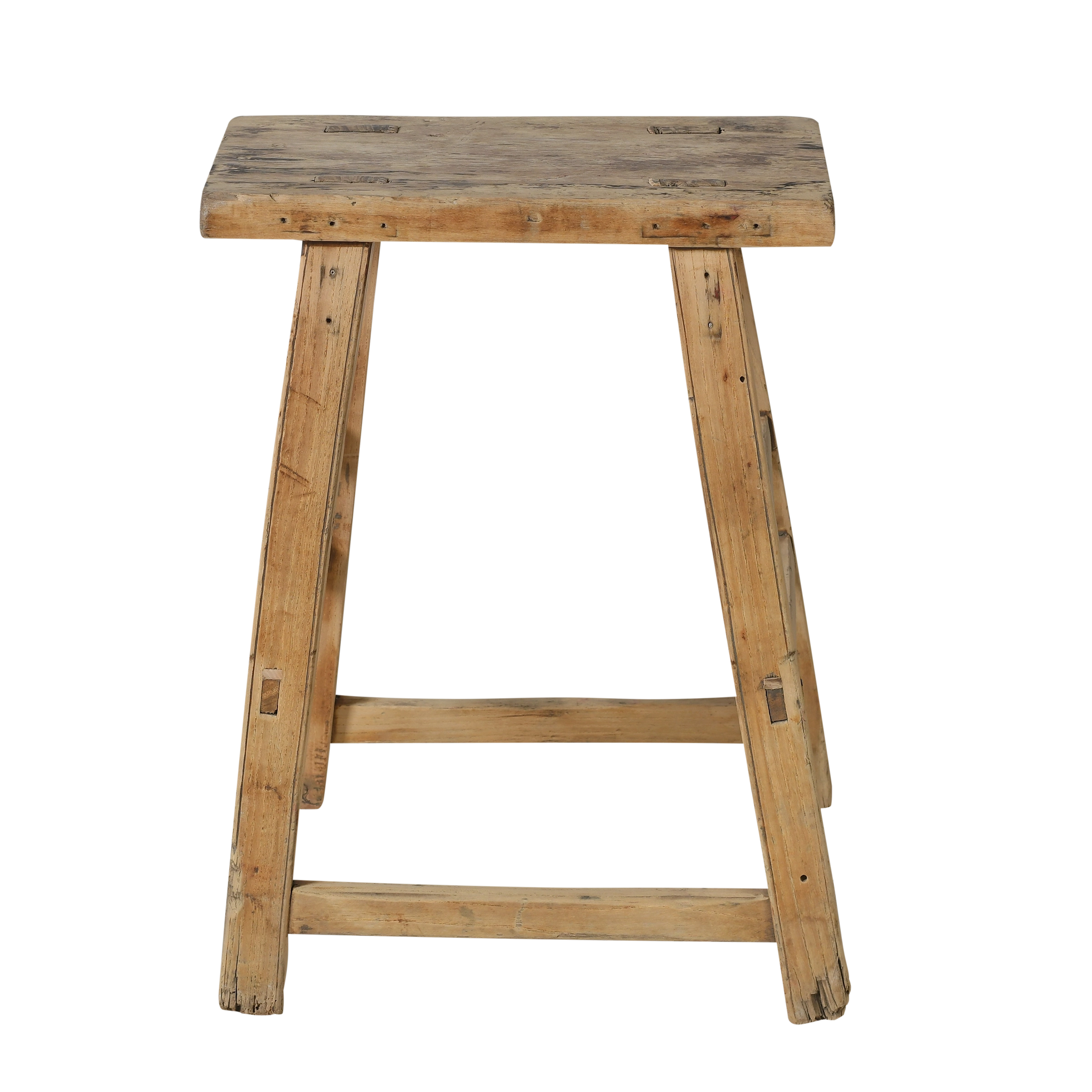 Zao - Tabouret chinois ancien en orme n°4