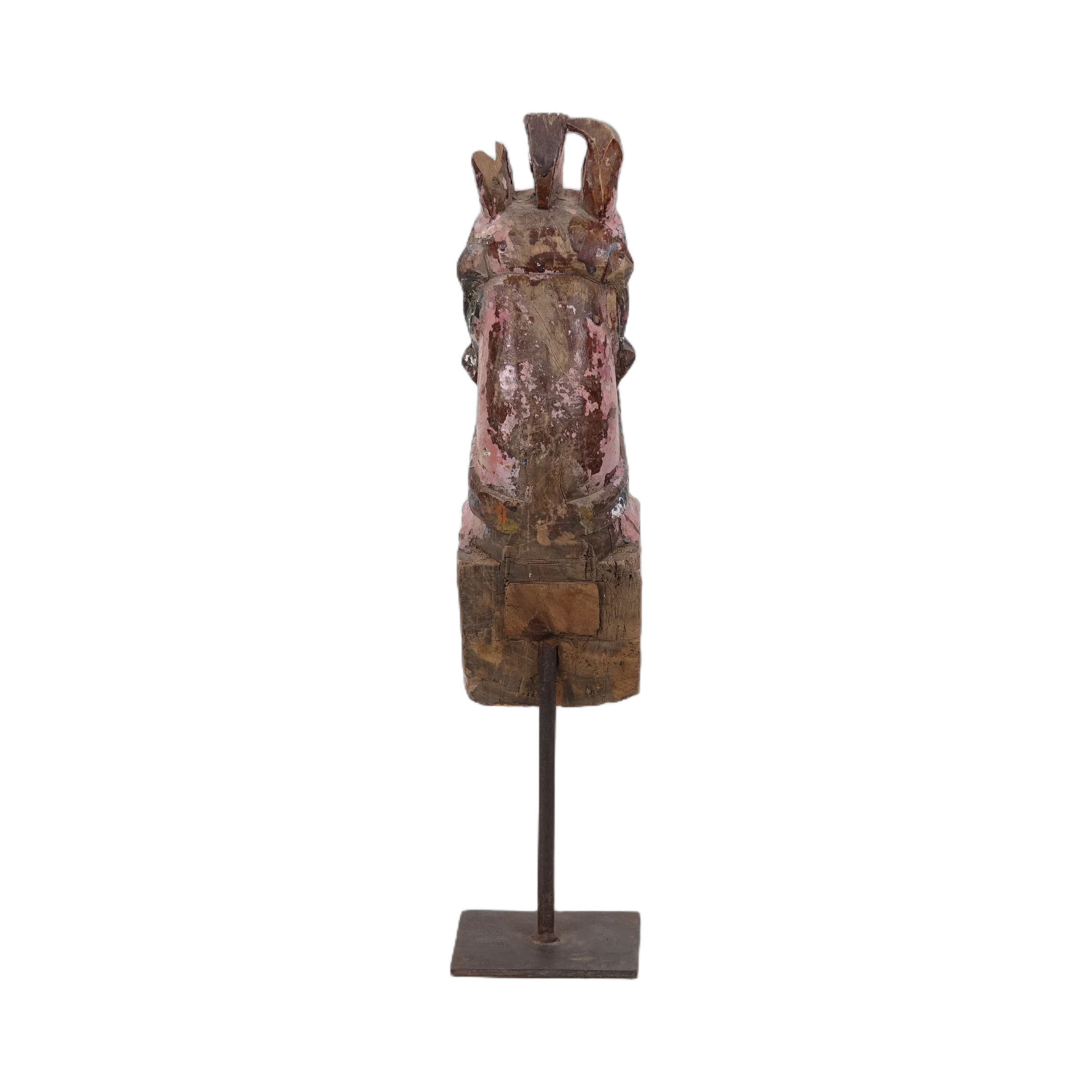 Tejas - Protomé de cheval en bois n°18