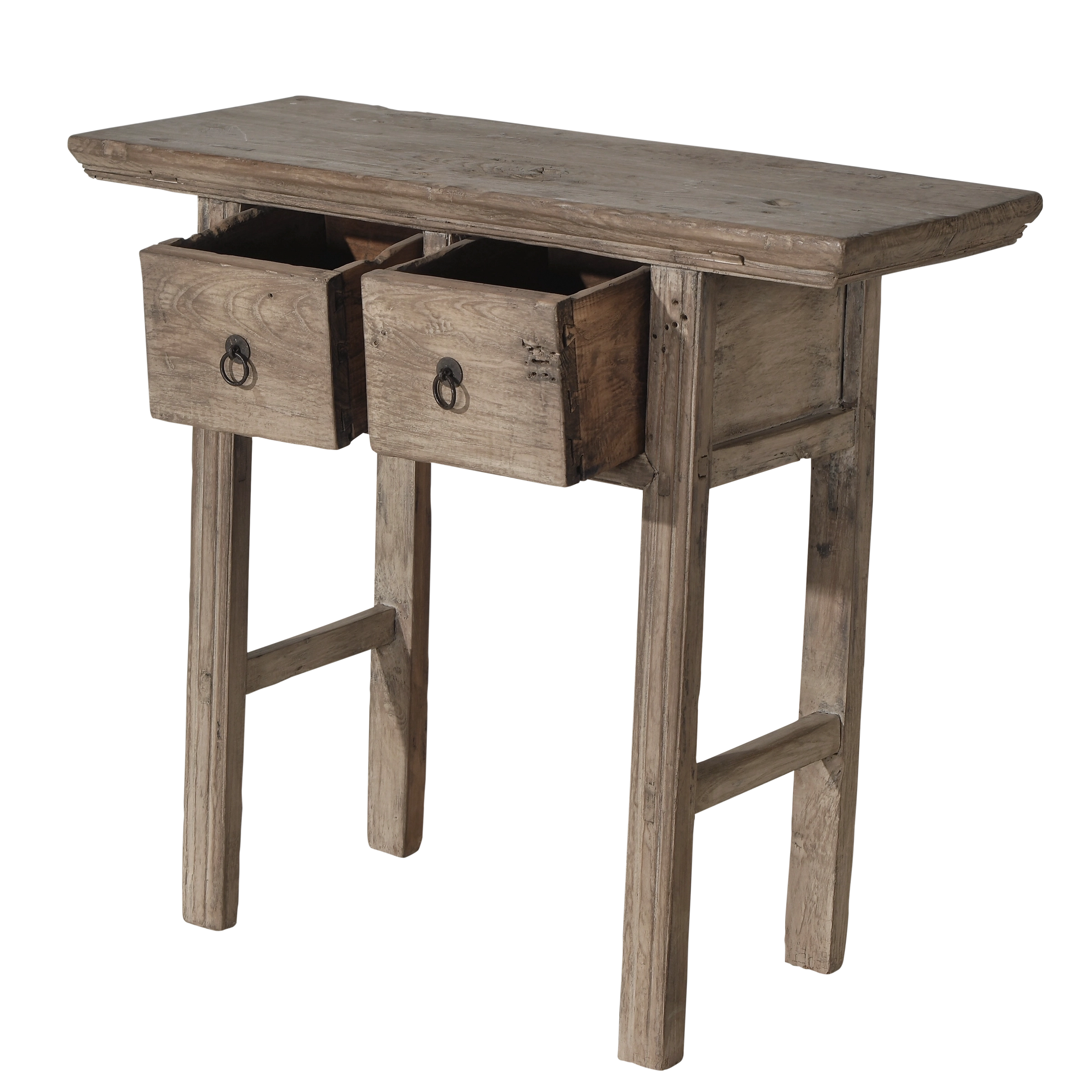 Huojia - Petite console chinoise à deux tiroirs n°1 - vue 3