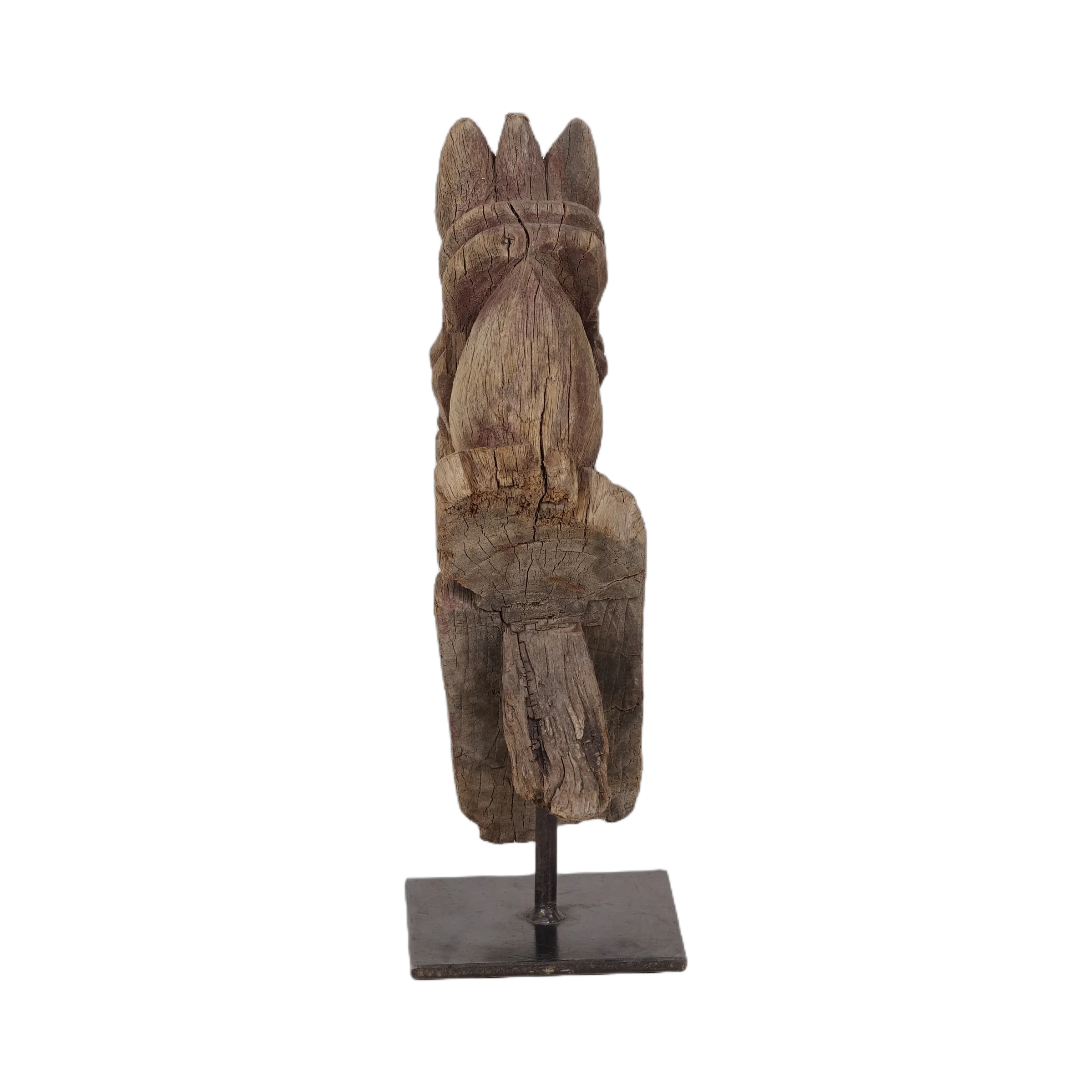 Tejas - Protomé de cheval en bois n°17