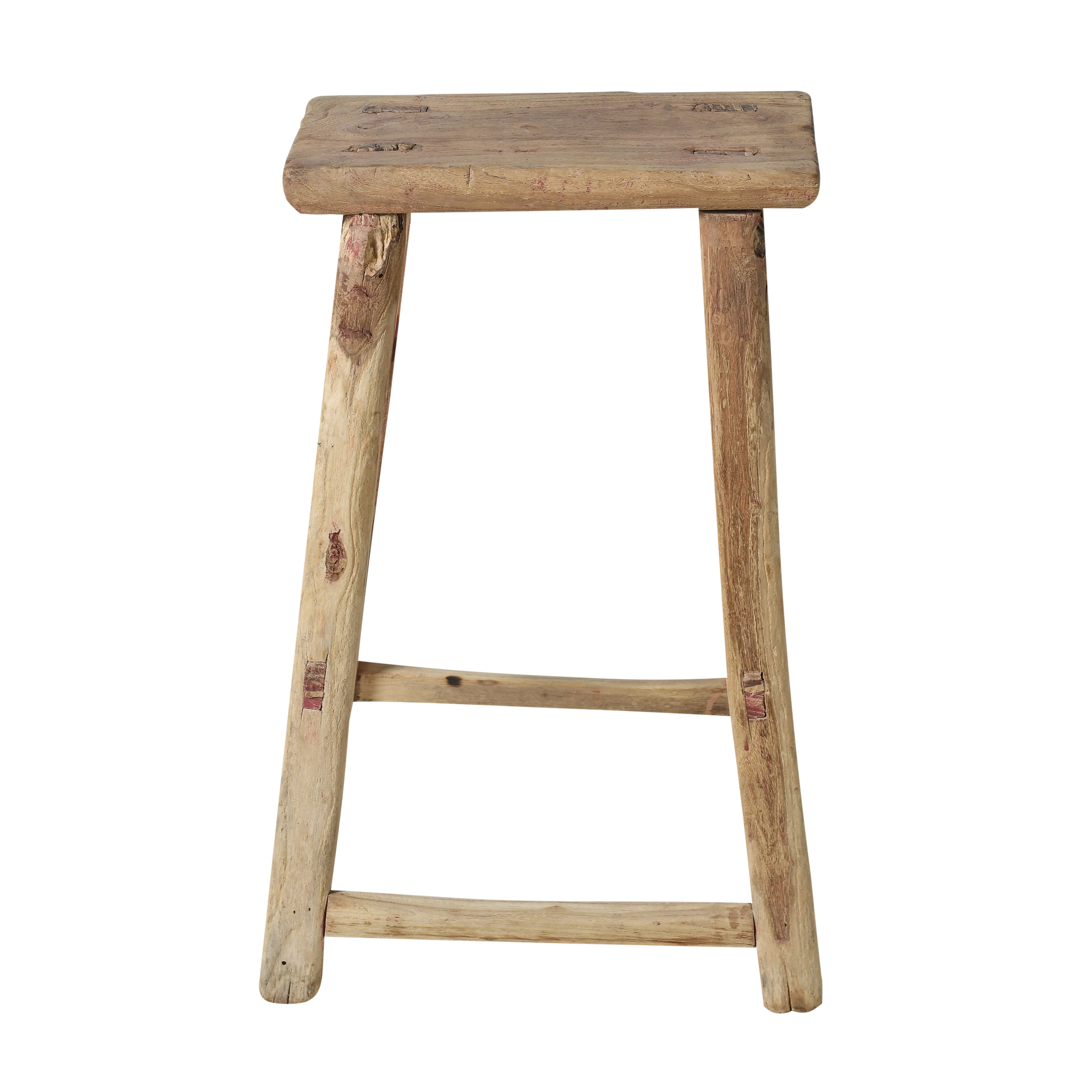 Zao - Tabouret chinois ancien en orme n°21