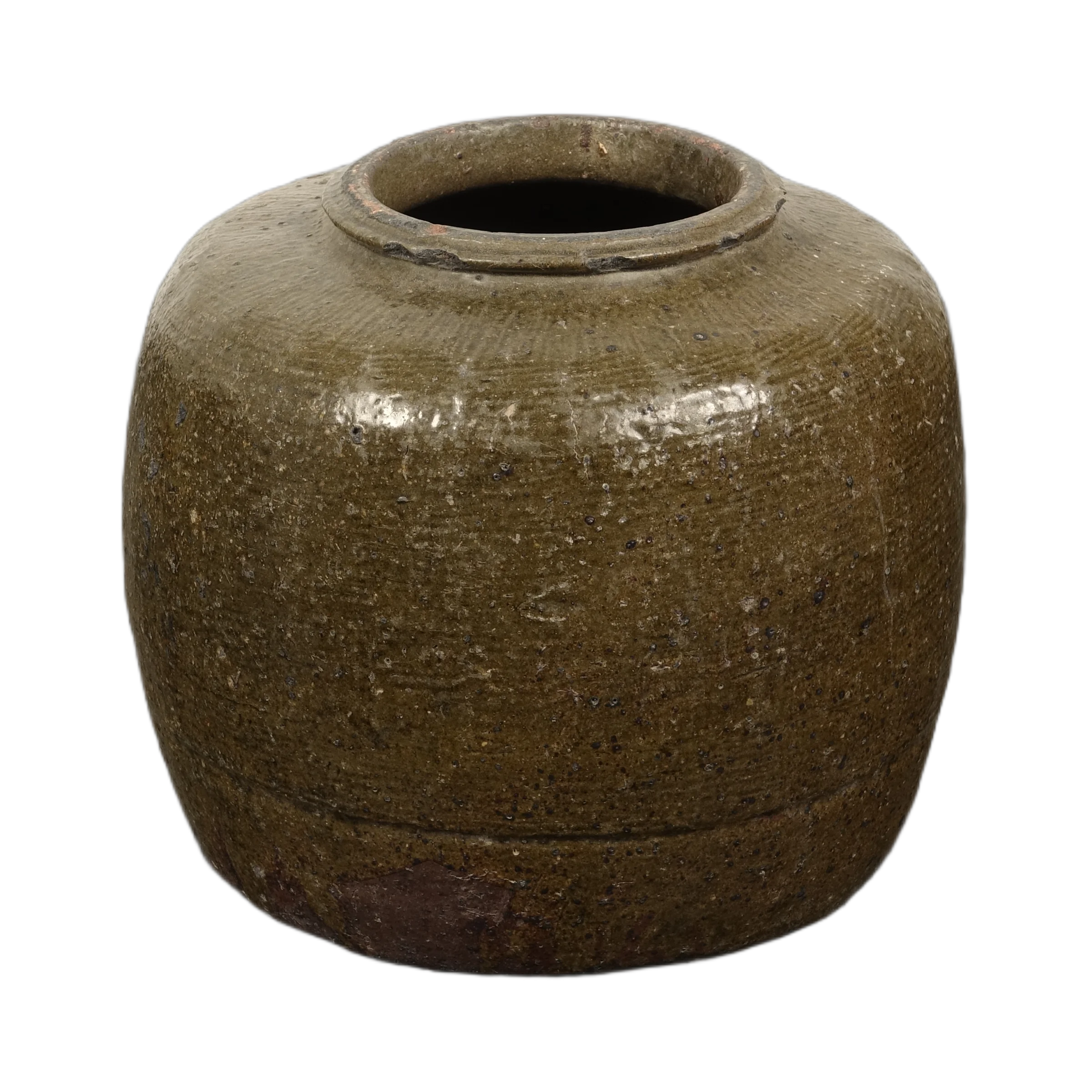 Yishui - Ancien pot chinois émaillé n°1