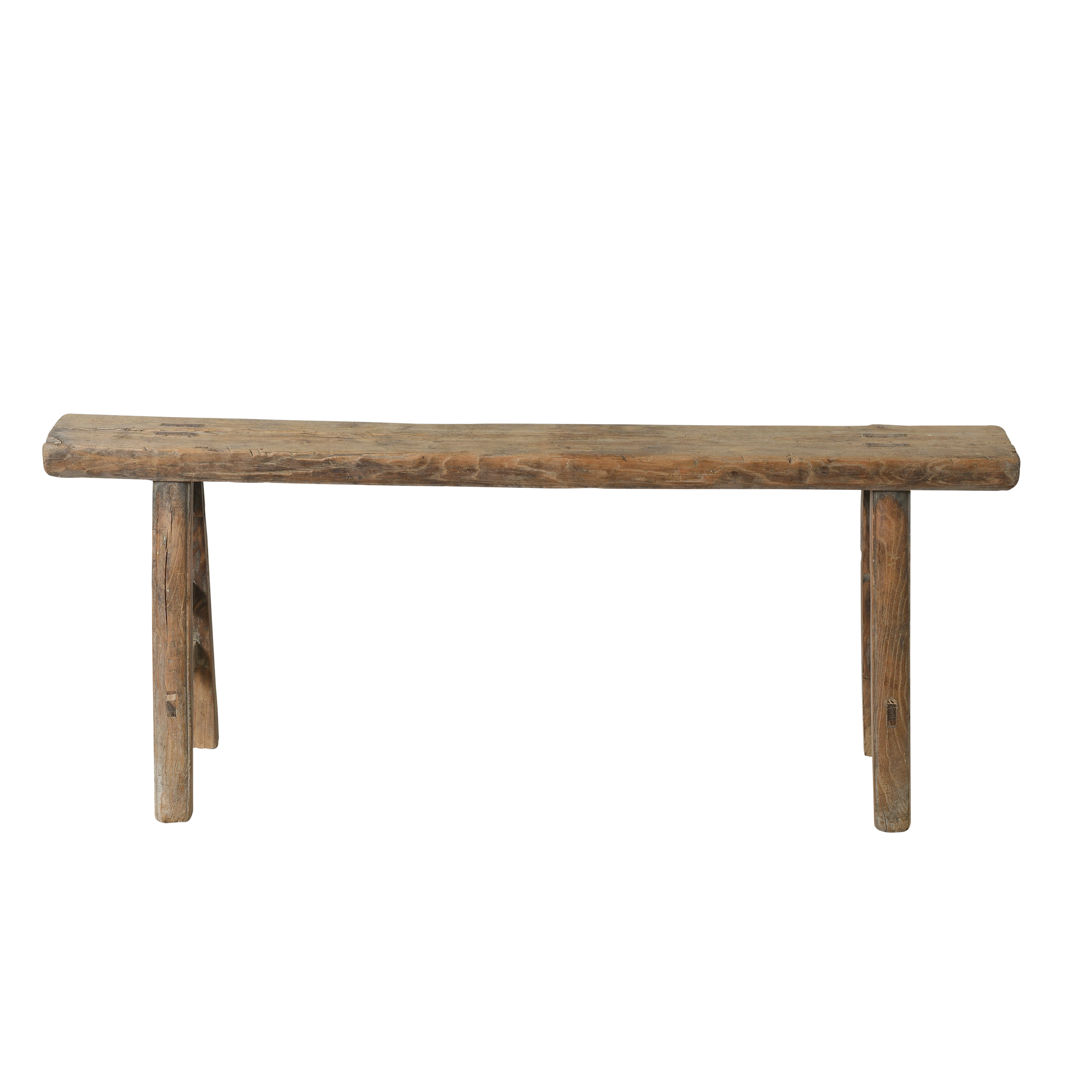 Yun - Ancien banc fin chinois en orme n°10