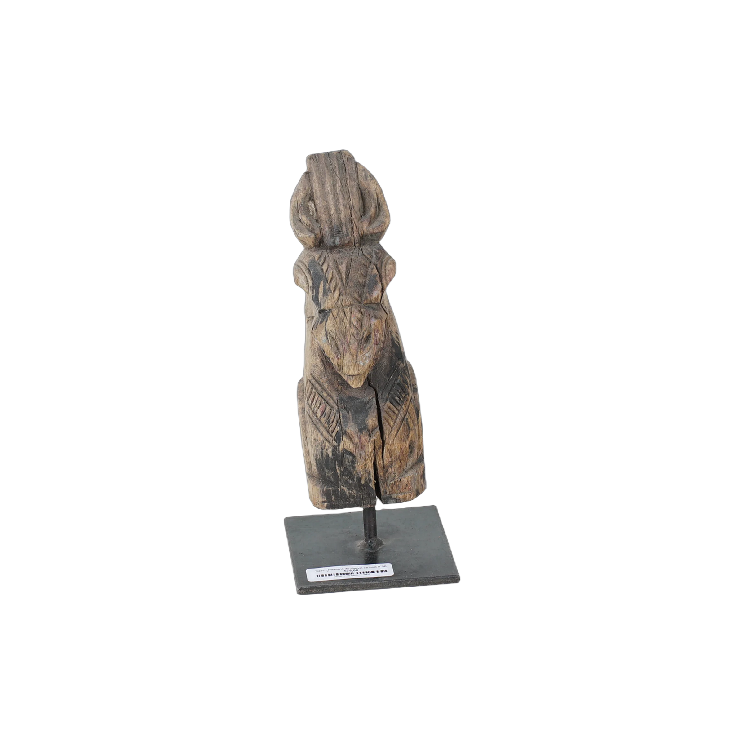 Tejas - Protomé de cheval en bois n°56 - vue 2