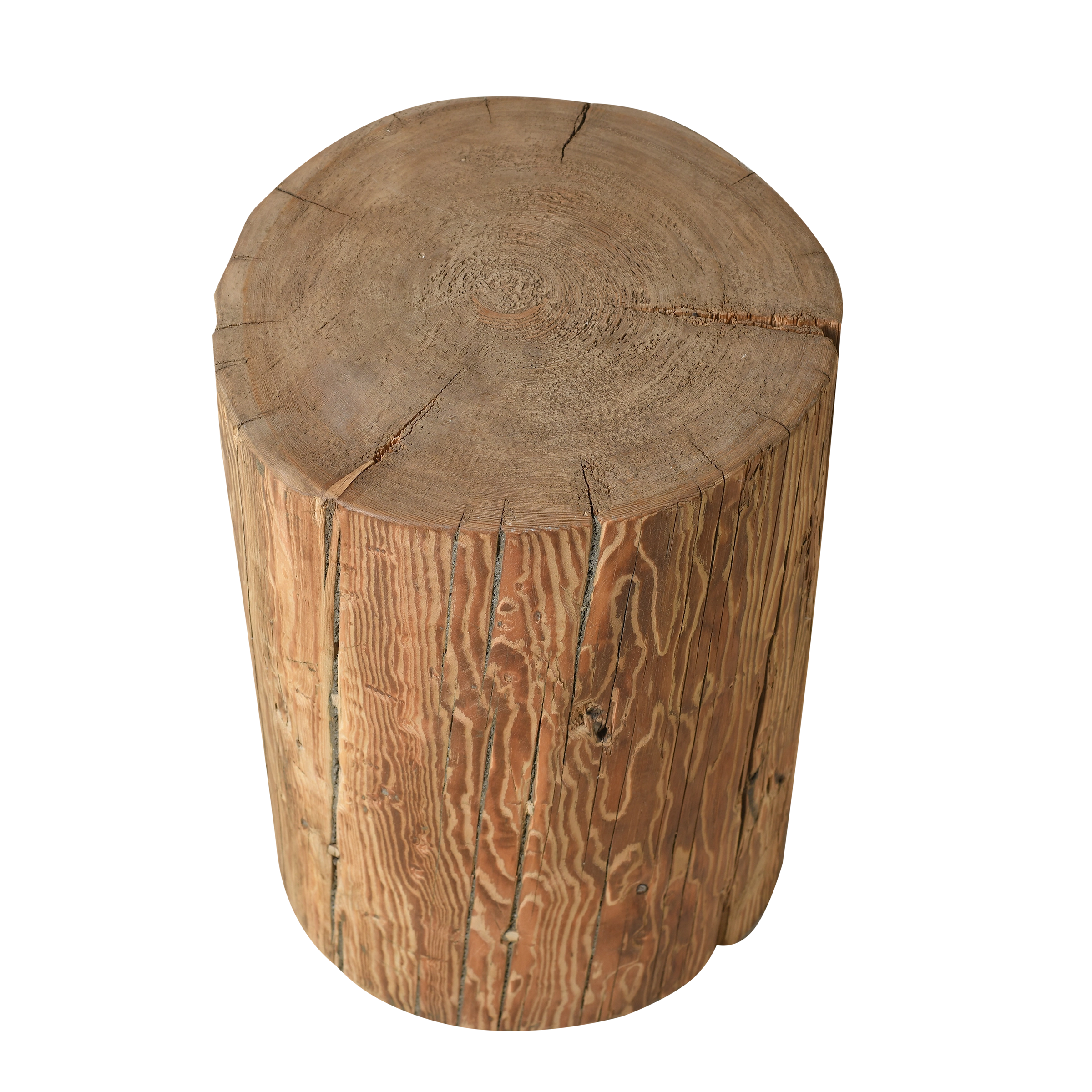 Hechi - Table d’appoint en pin ancien n°9 - vue 2