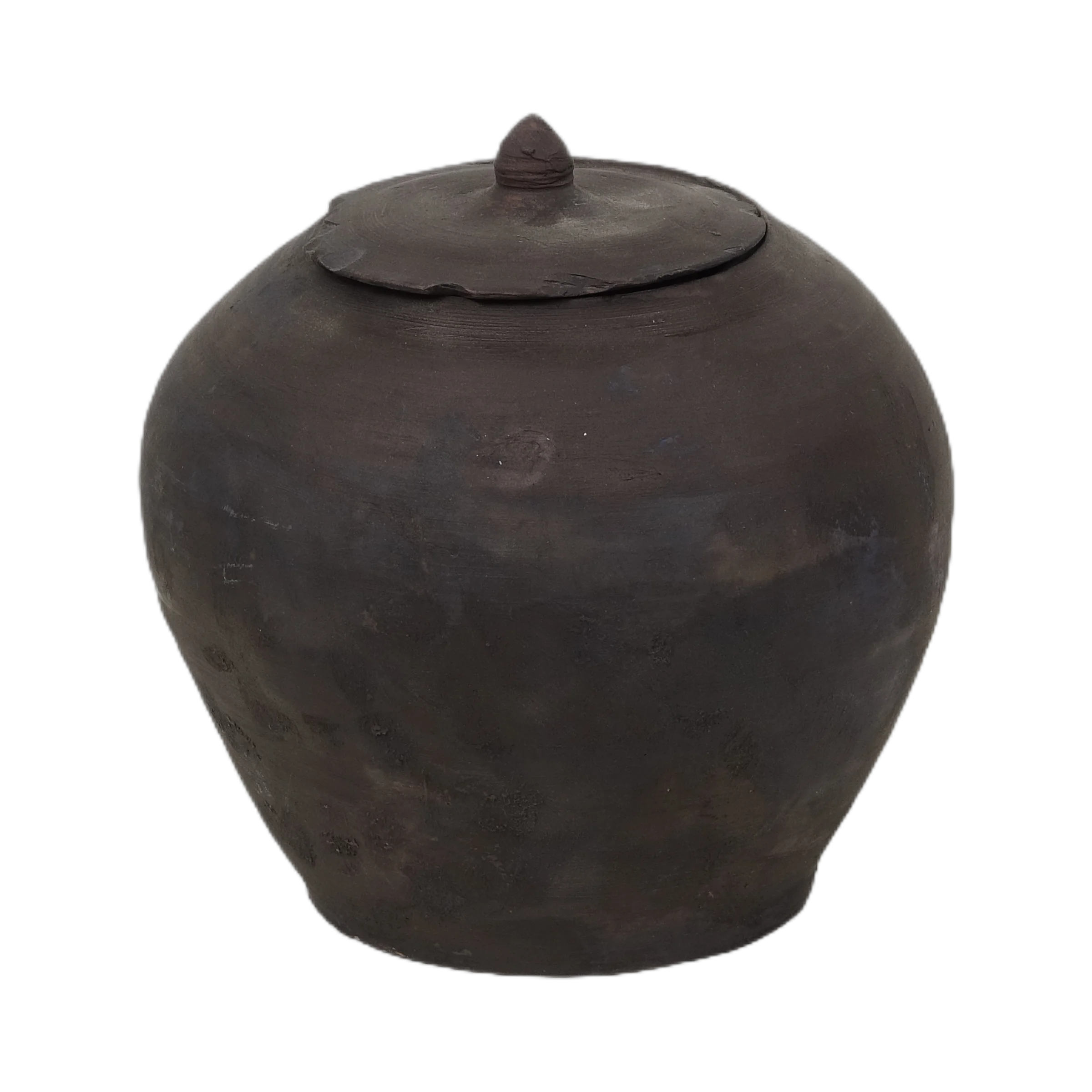 Mian - Pot d'apothicaire en terre cuite à couvercle n°3