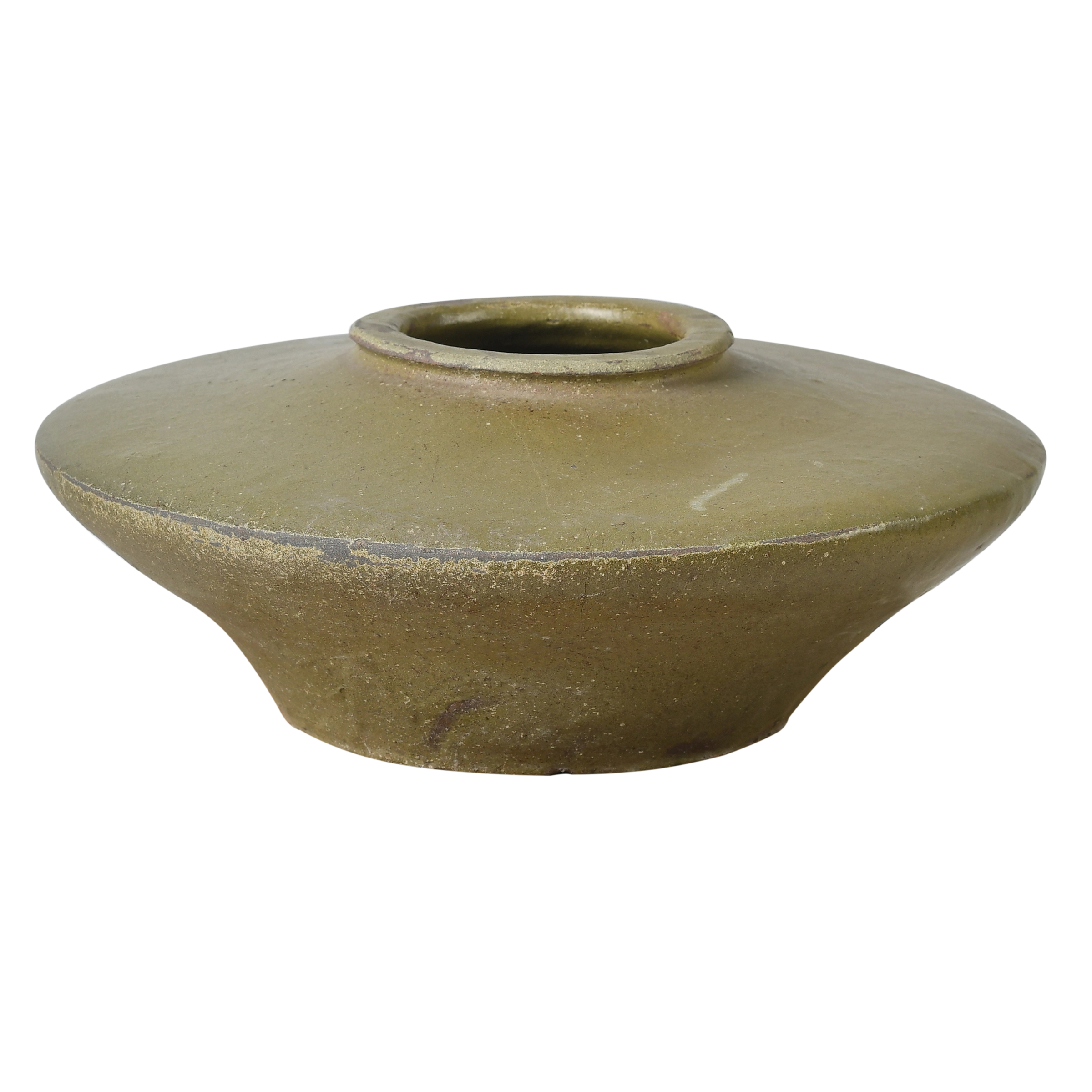 Huai - Jarre plate chinoise en grès n°2