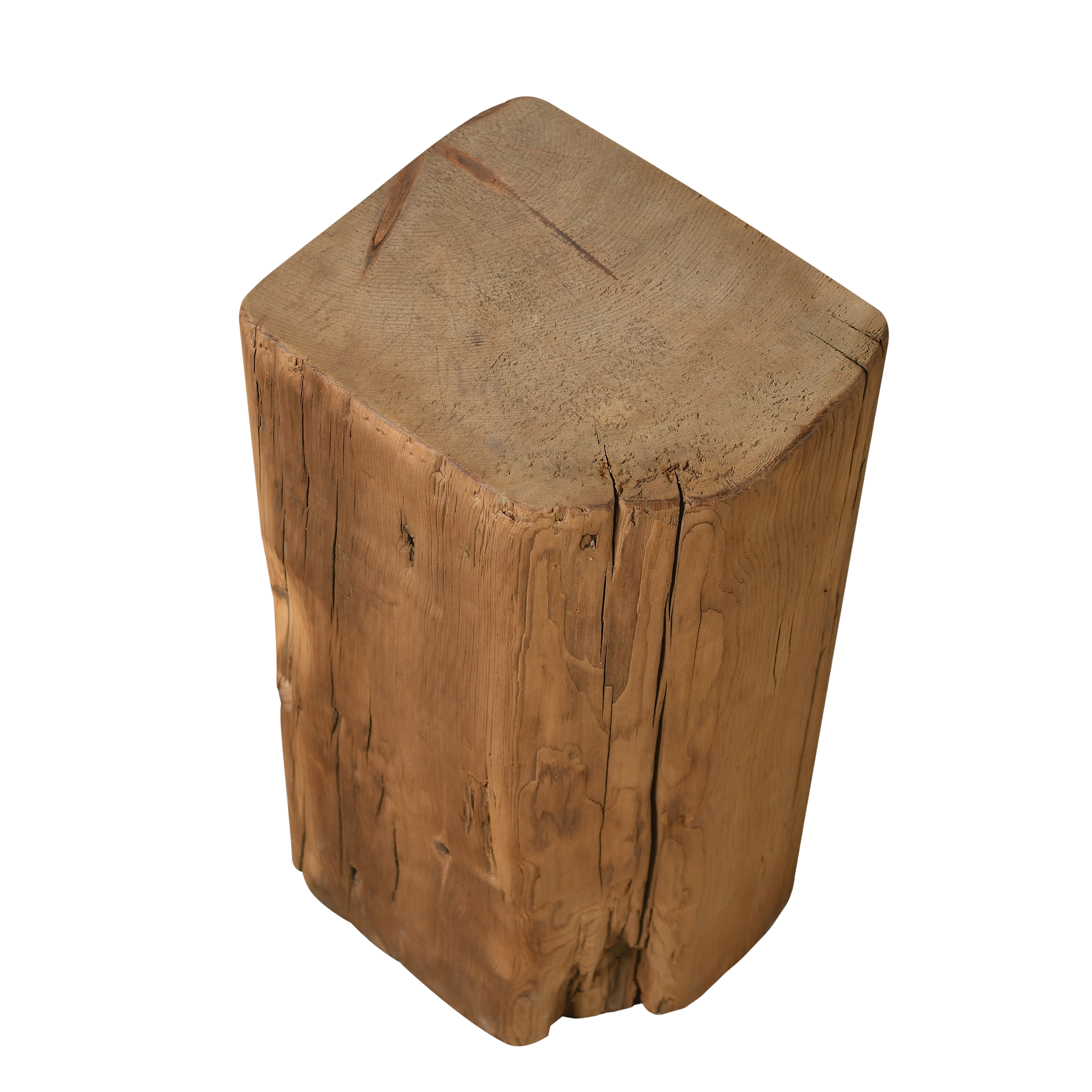 Hechi - Table d’appoint en pin ancien n°1 - vue 2