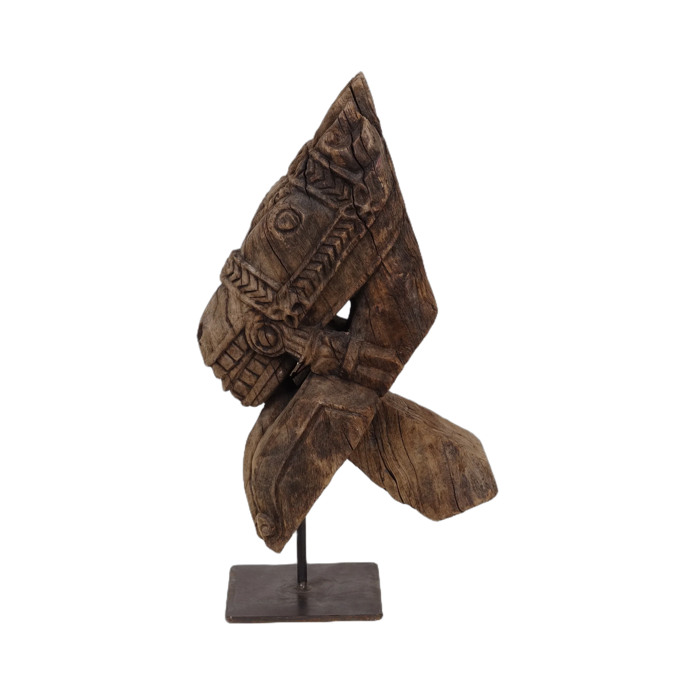 Ashva - Protomé de cheval en bois n°33