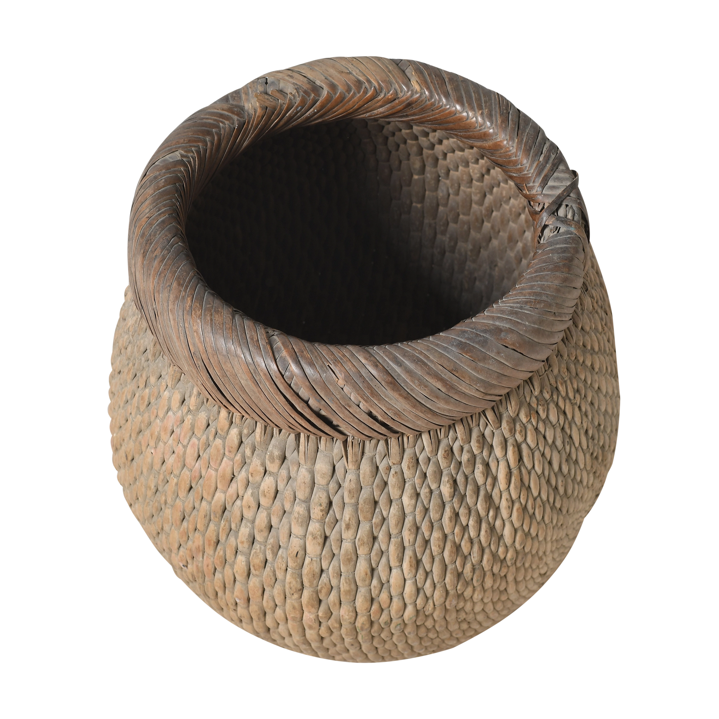 Guji - Ancien panier de pêcheur (grande taille) n°8 - vue 2