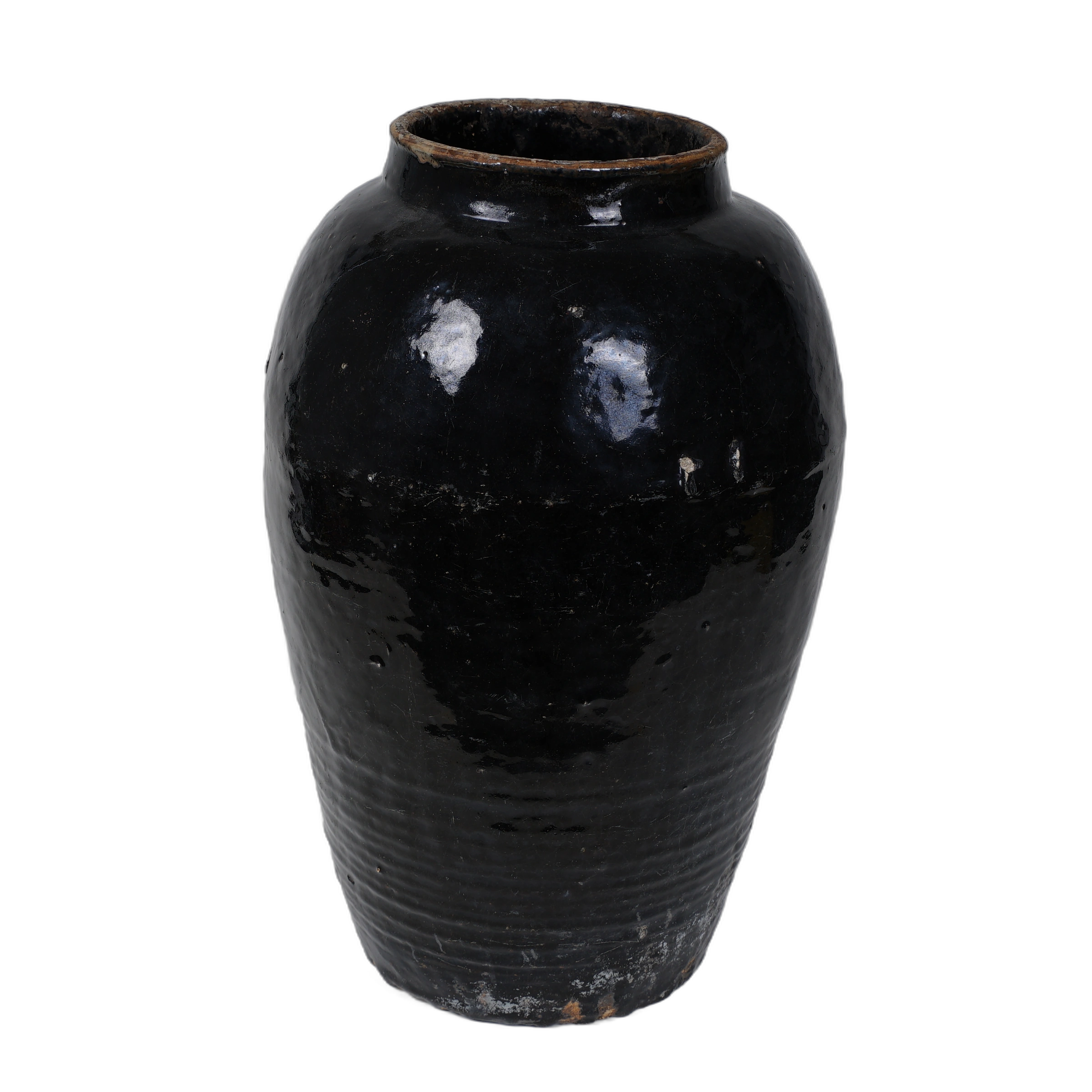 Guang - Jarre noire vernissée chinoise n°6