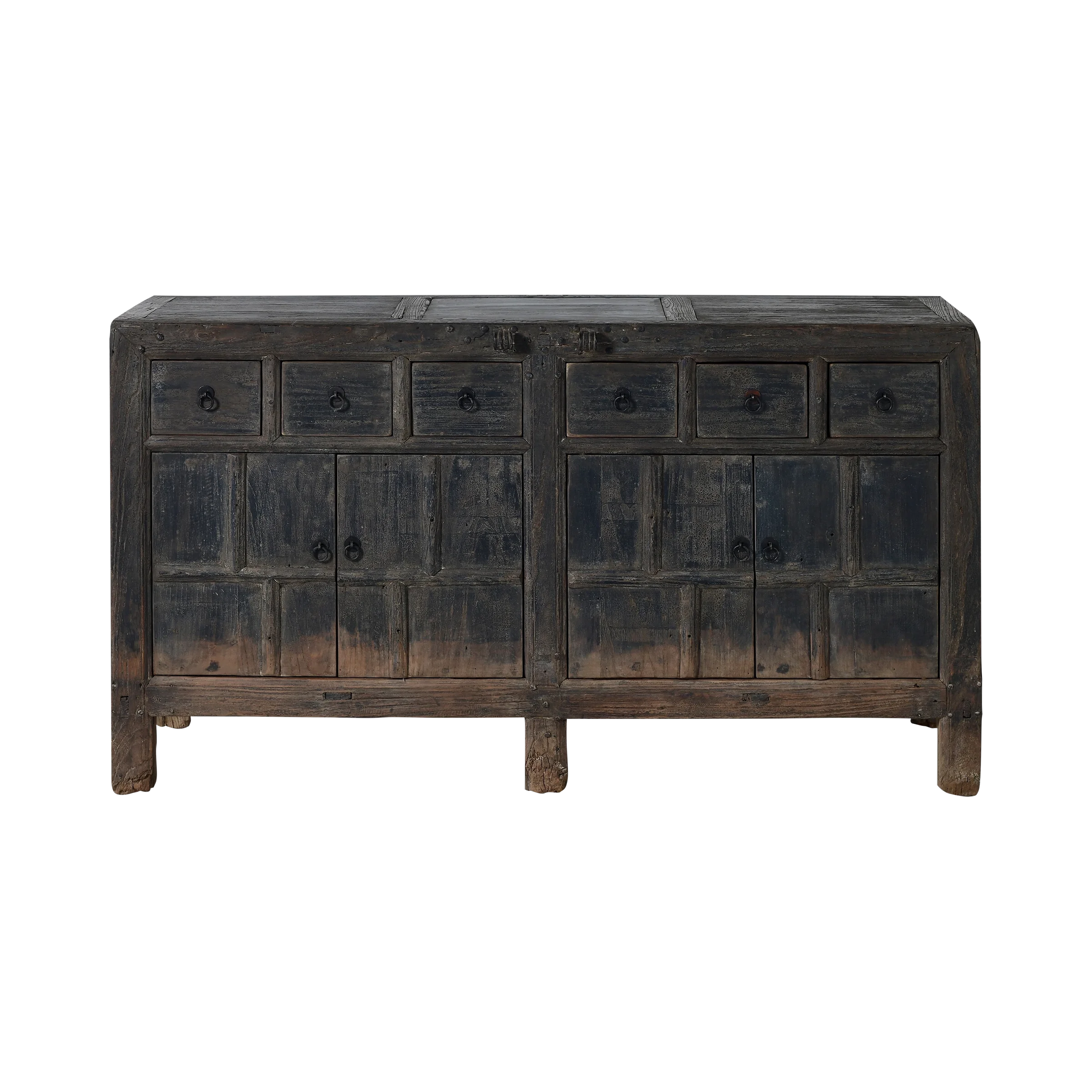 Qingdao - Buffet chinois ancien en orme massif n°6