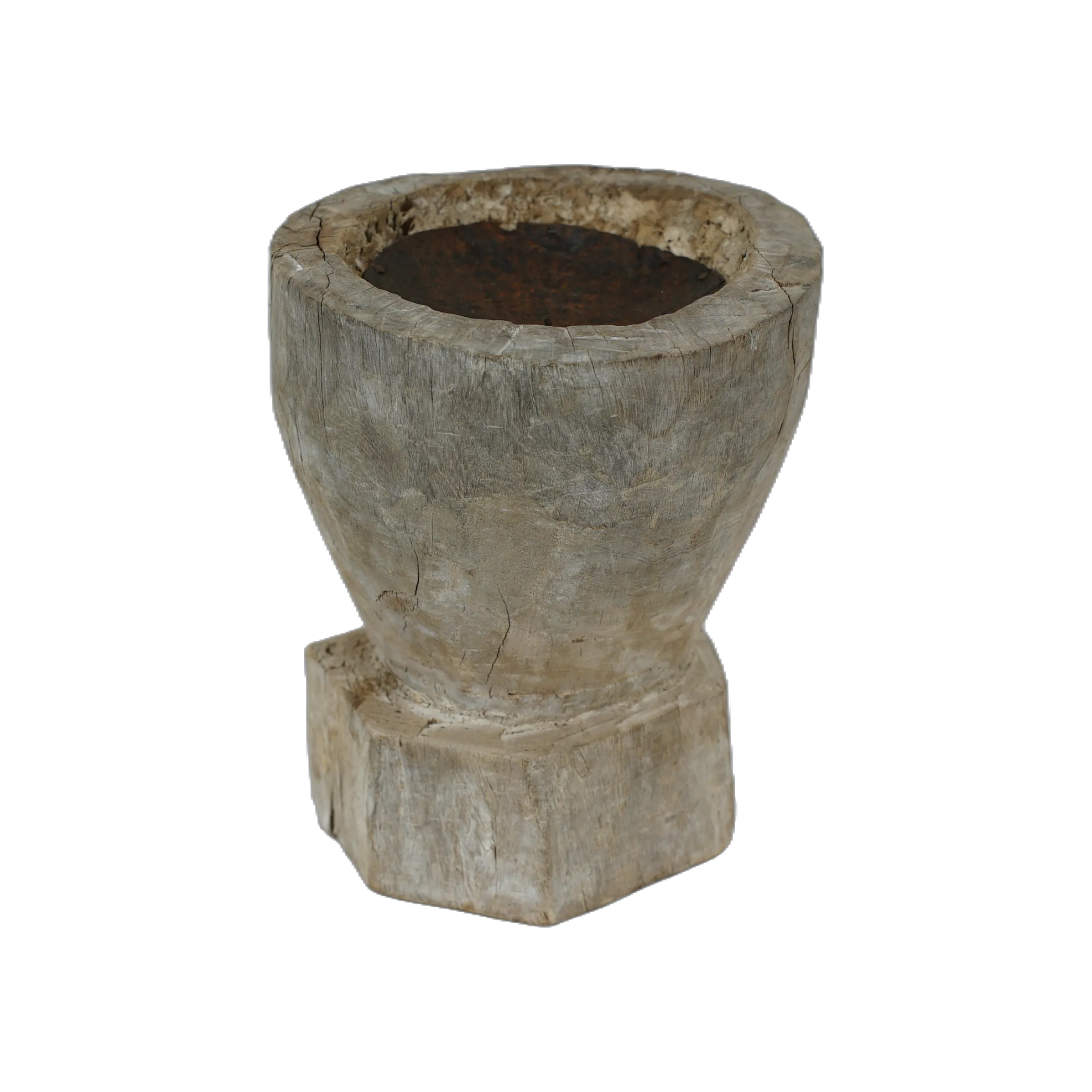 Bijani - Bougeoir en bois ancien n°101 - vue 3