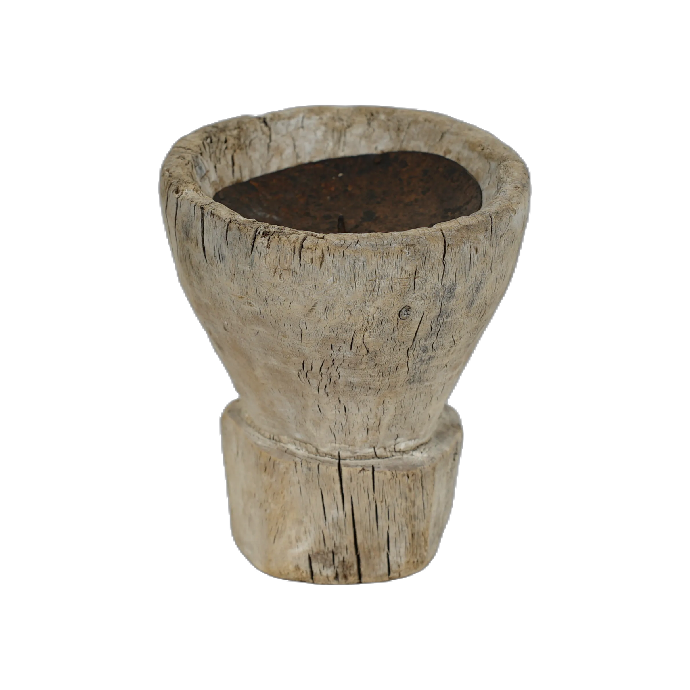 Bijani - Bougeoir en bois ancien n°102 - vue 2