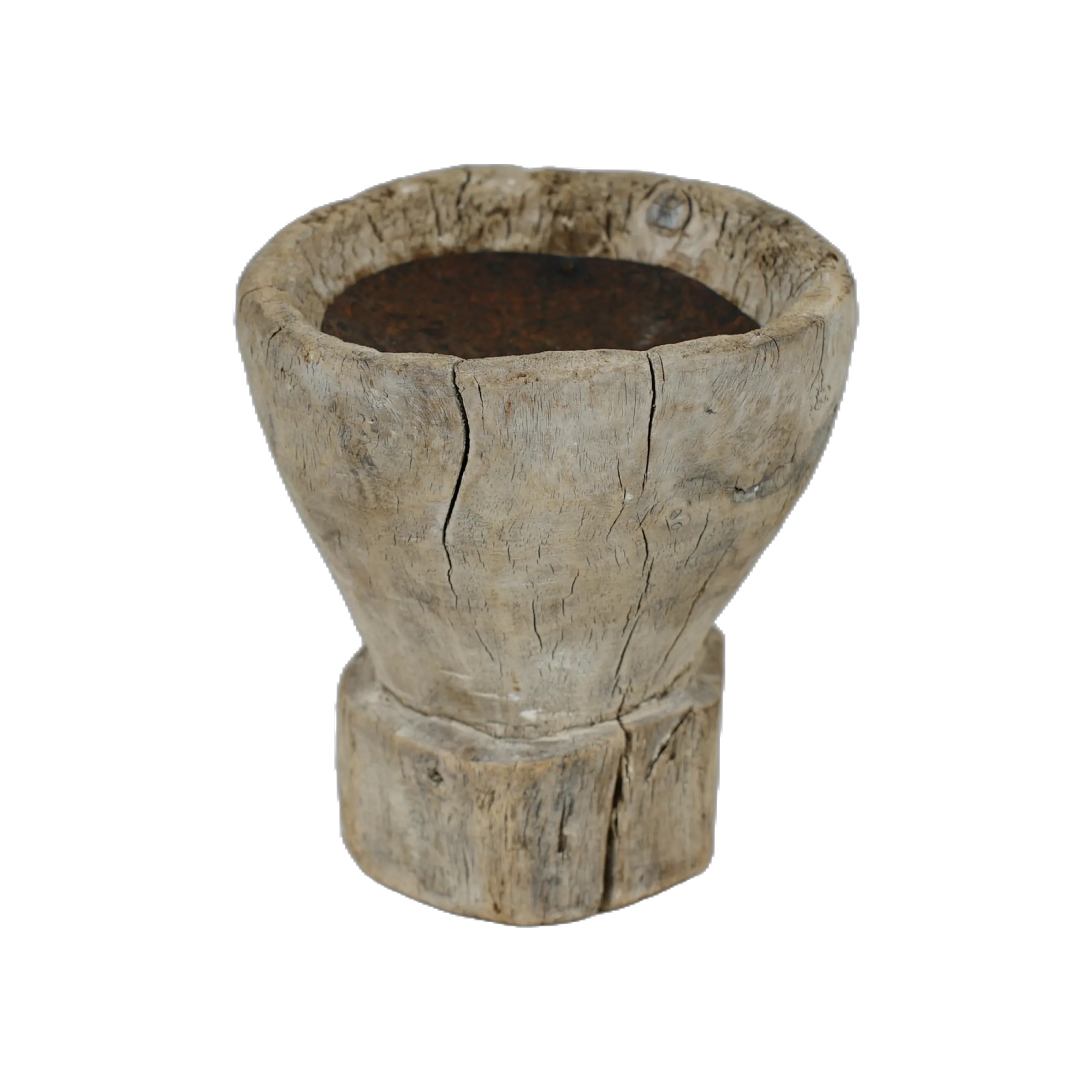 Bijani - Bougeoir en bois ancien n°102 - vue 3