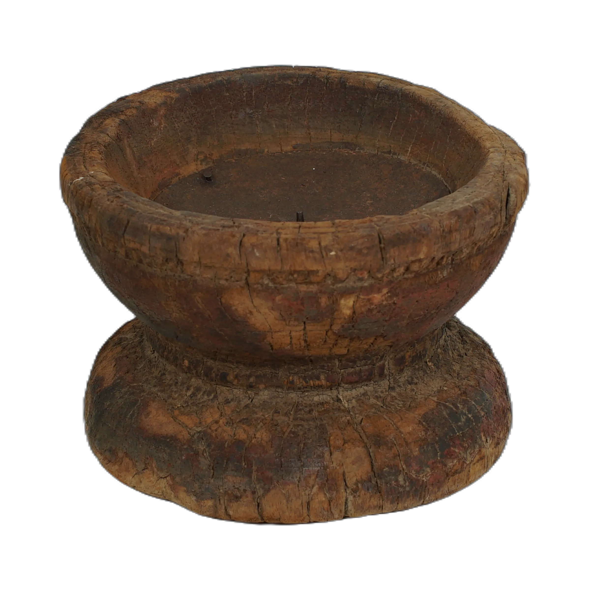 Bijani - Bougeoir en bois ancien n°80 - vue 2