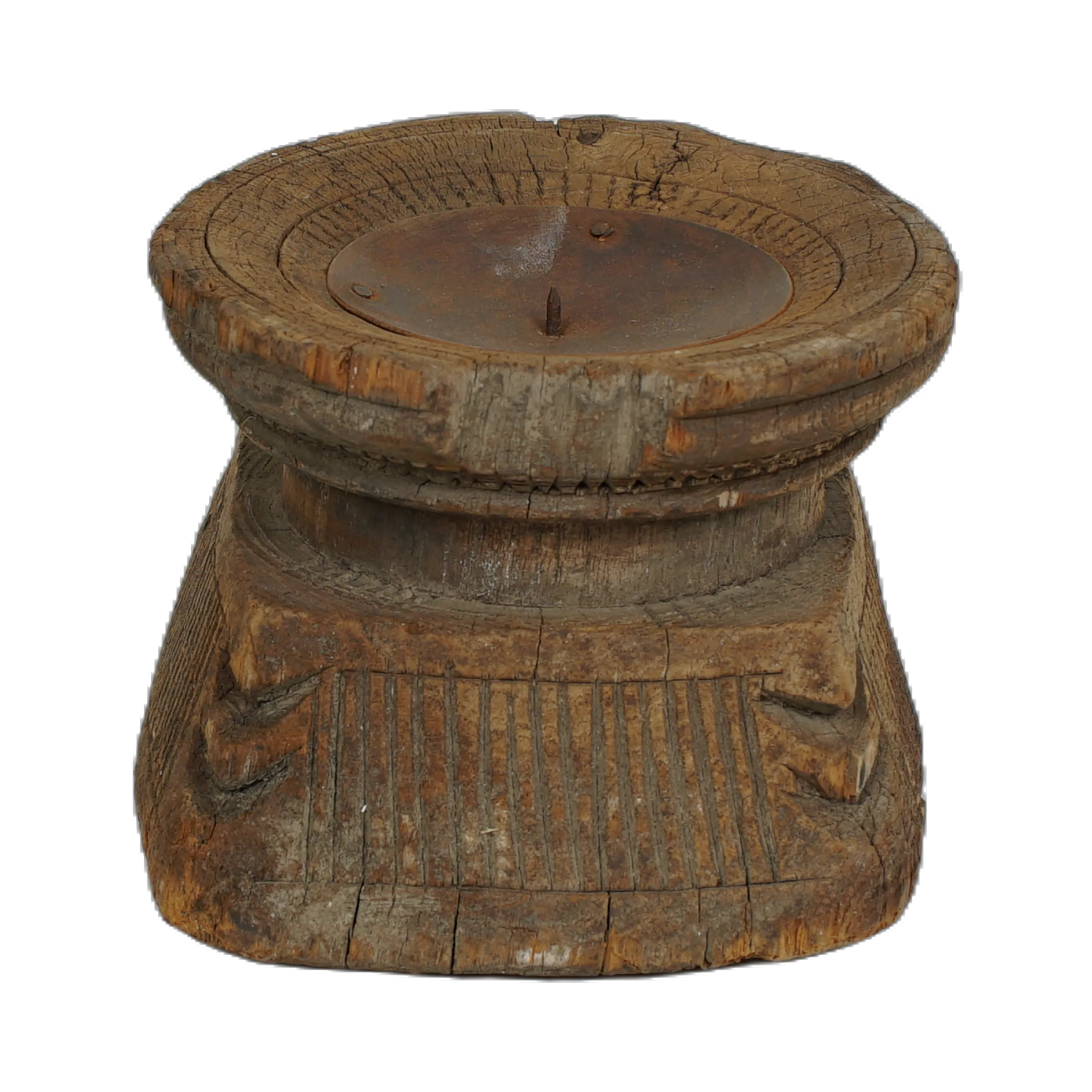 Bijani - Bougeoir en bois ancien n°81
