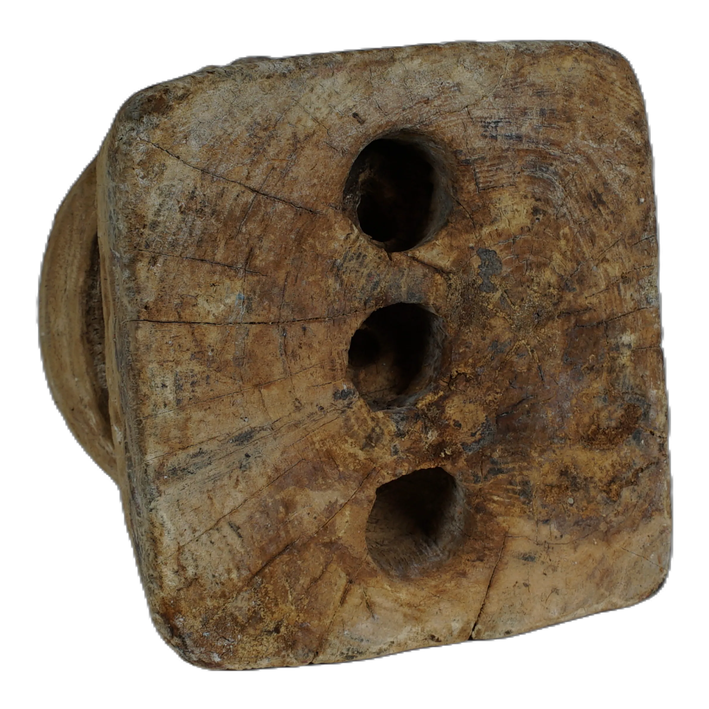 Bijani - Bougeoir en bois ancien n°83 - vue 6
