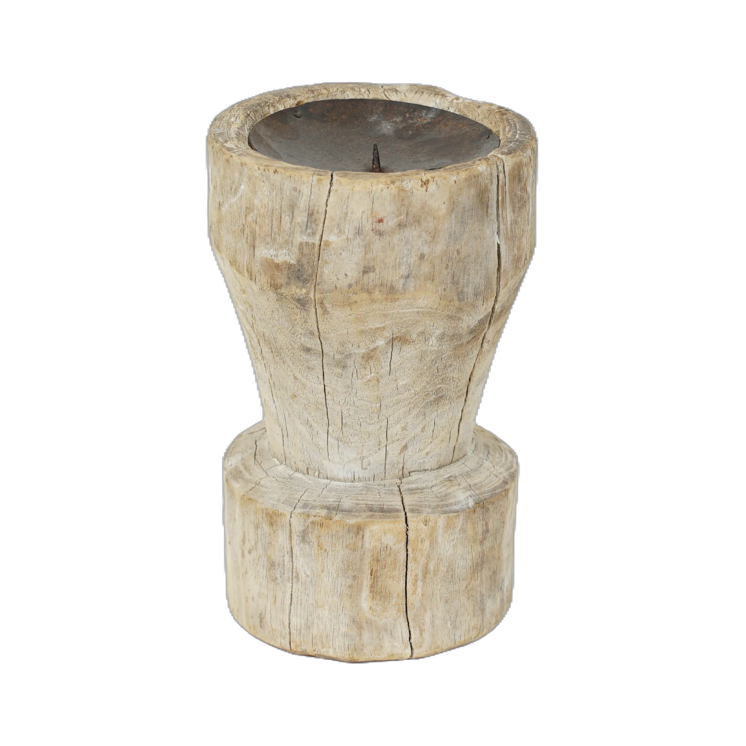 Bijani - Bougeoir en bois ancien n°90 - vue 3