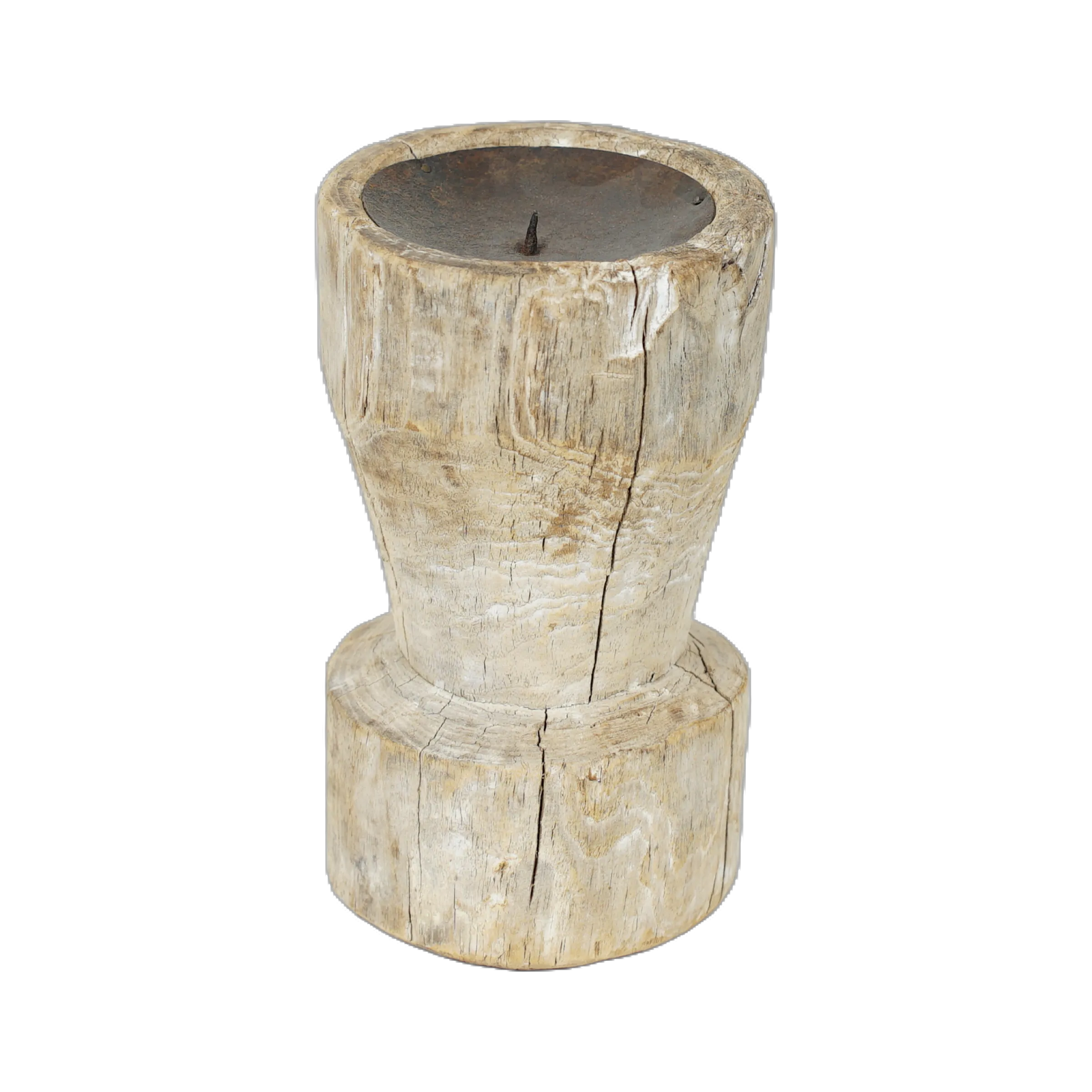 Bijani - Bougeoir en bois ancien n°90 - vue 4