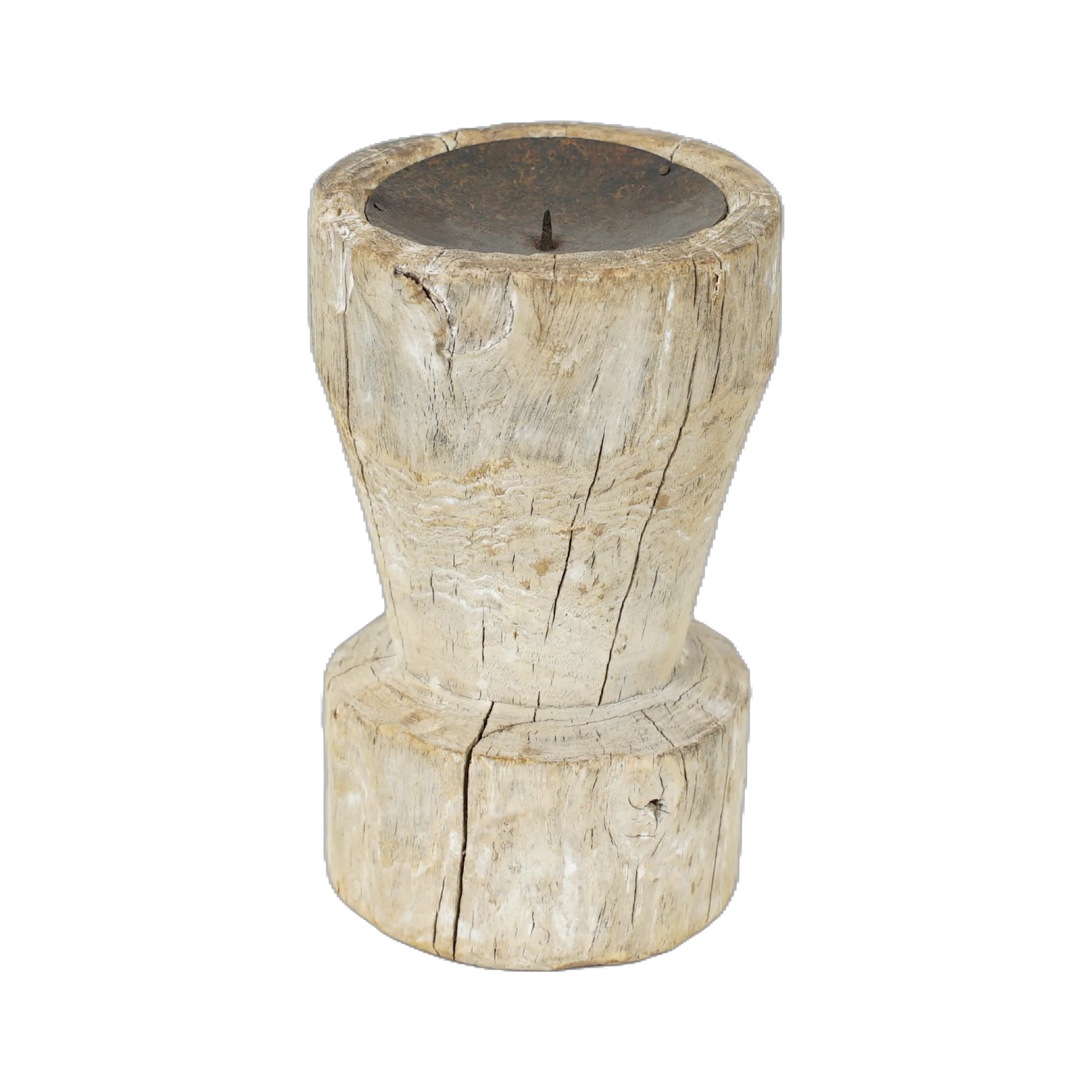 Bijani - Bougeoir en bois ancien n°90 - vue 5