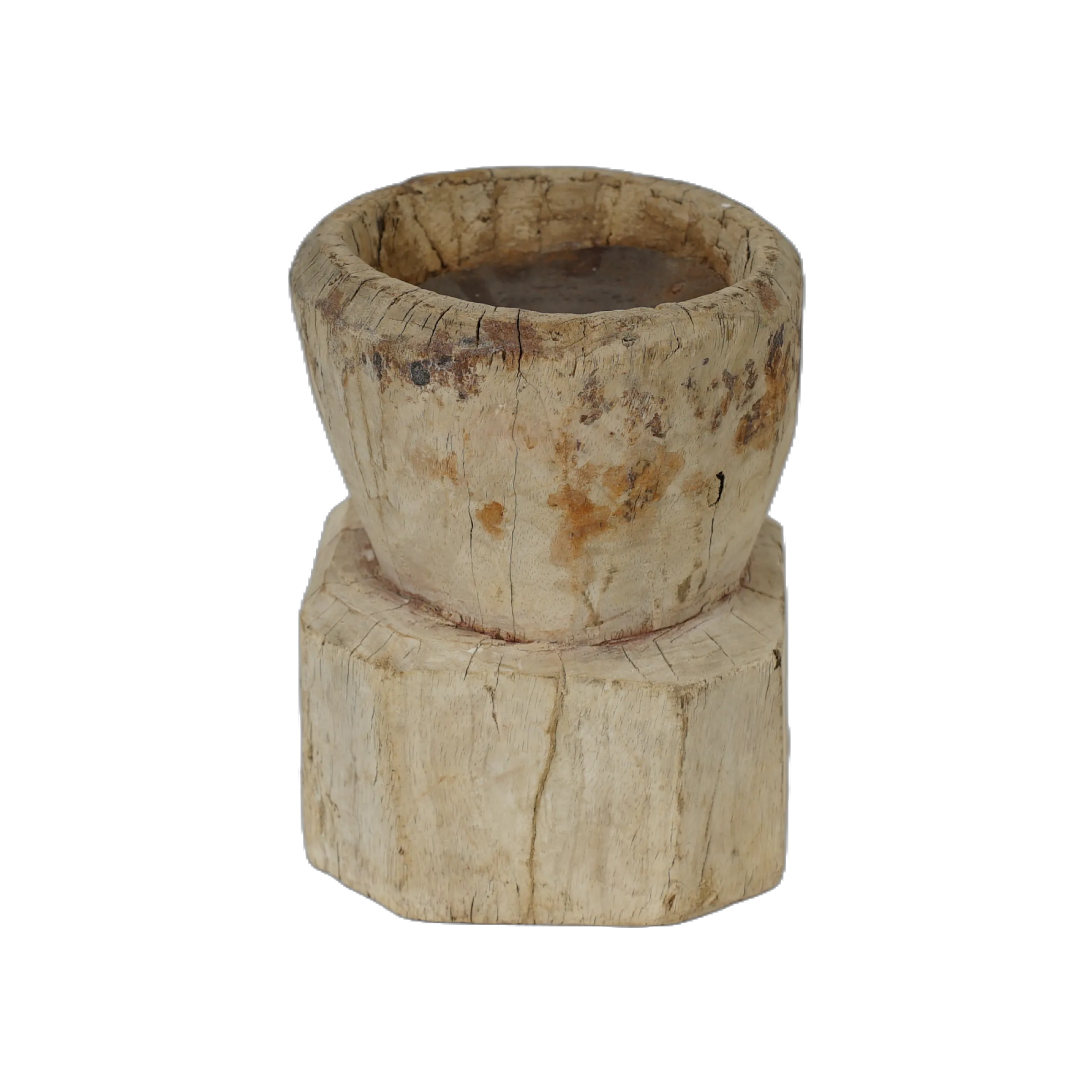 Bijani - Bougeoir en bois ancien n°91 - vue 2