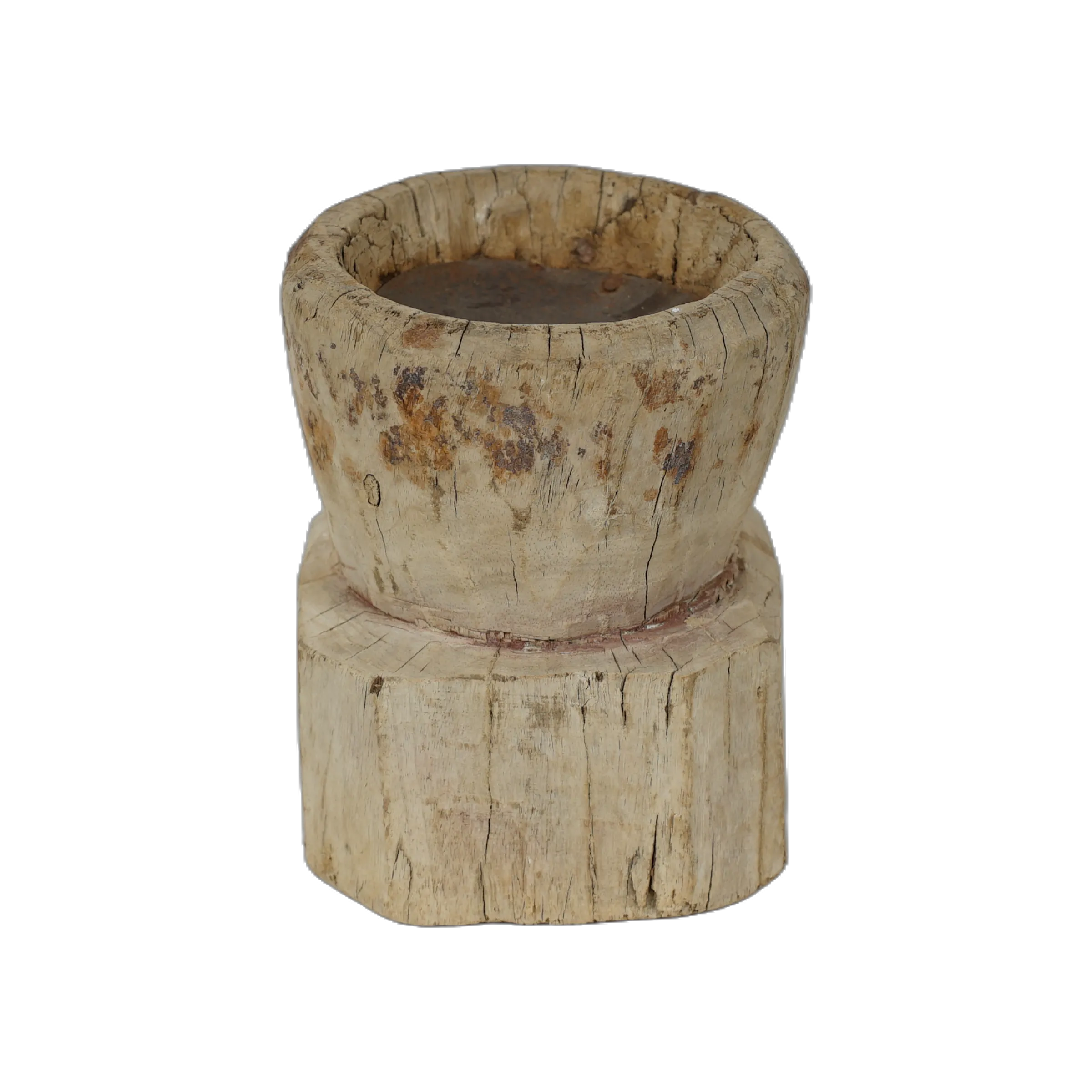 Bijani - Bougeoir en bois ancien n°91 - vue 3