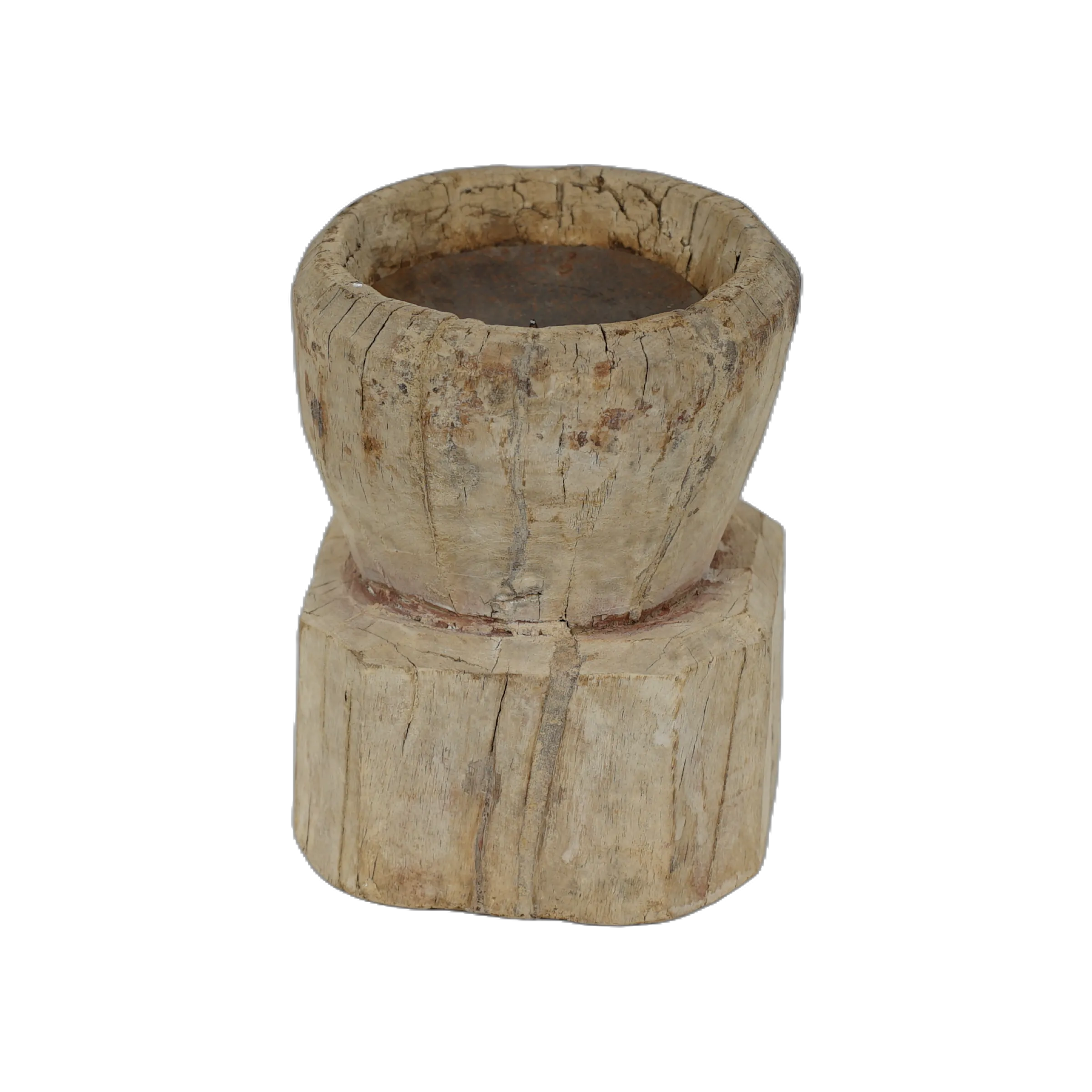 Bijani - Bougeoir en bois ancien n°91 - vue 4