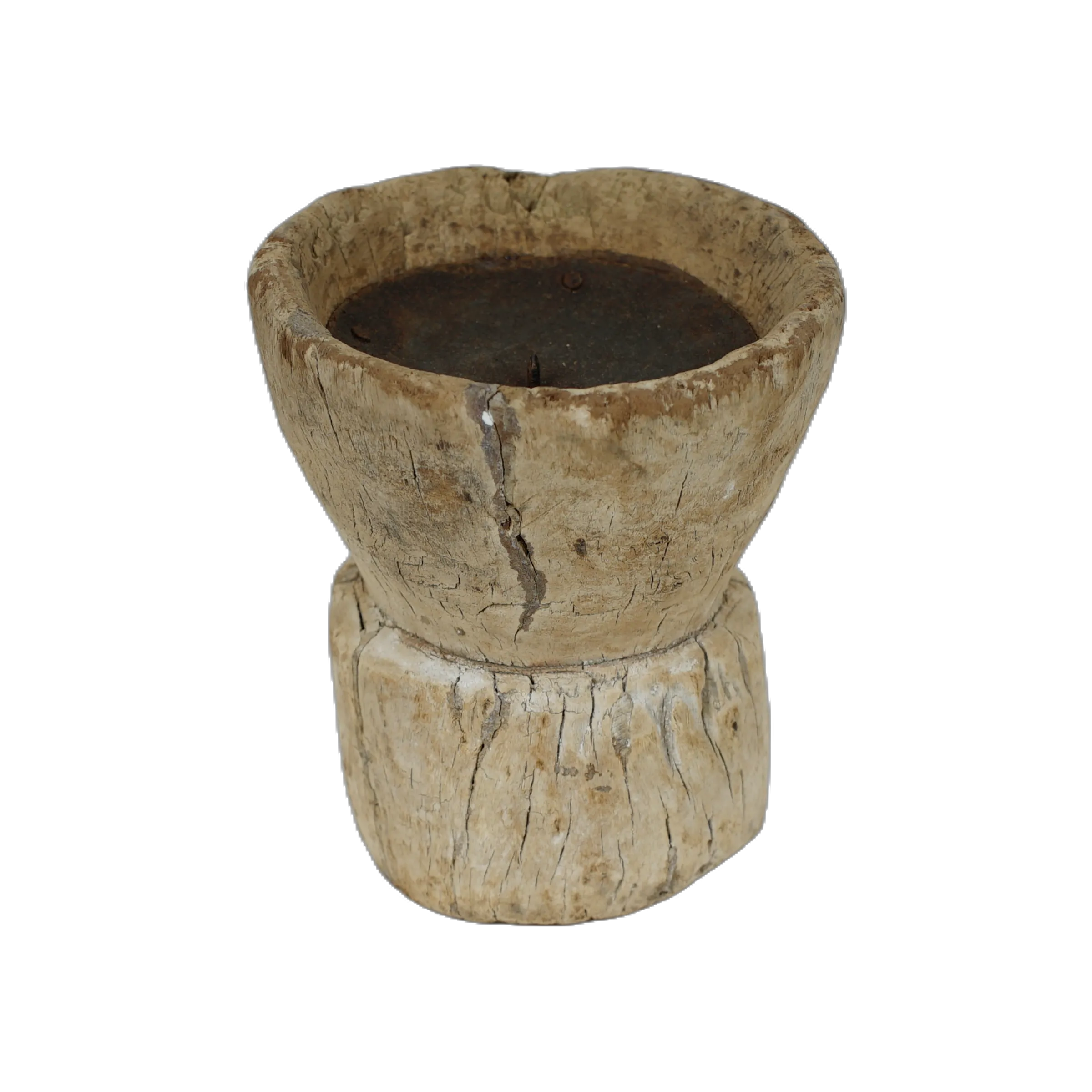 Bijani - Bougeoir en bois ancien n°92 - vue 2