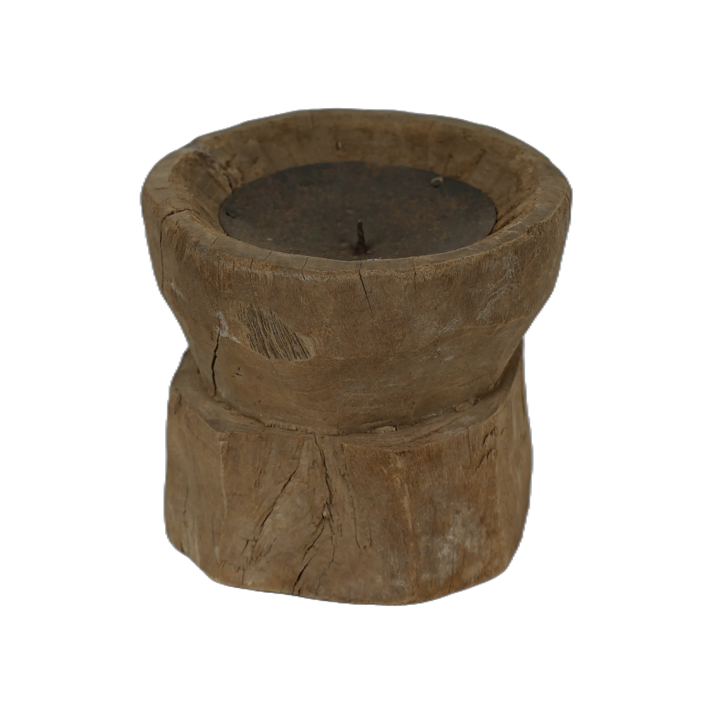 Bijani - Bougeoir en bois ancien n°94 - vue 4