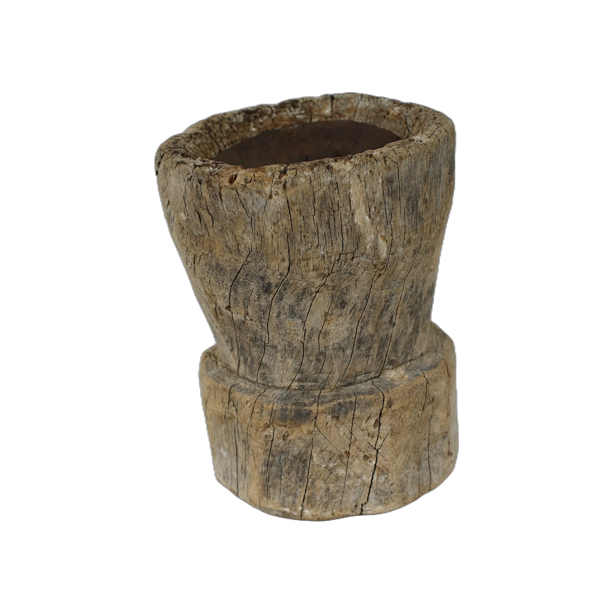 Bijani - Bougeoir en bois ancien n°95 - vue 2