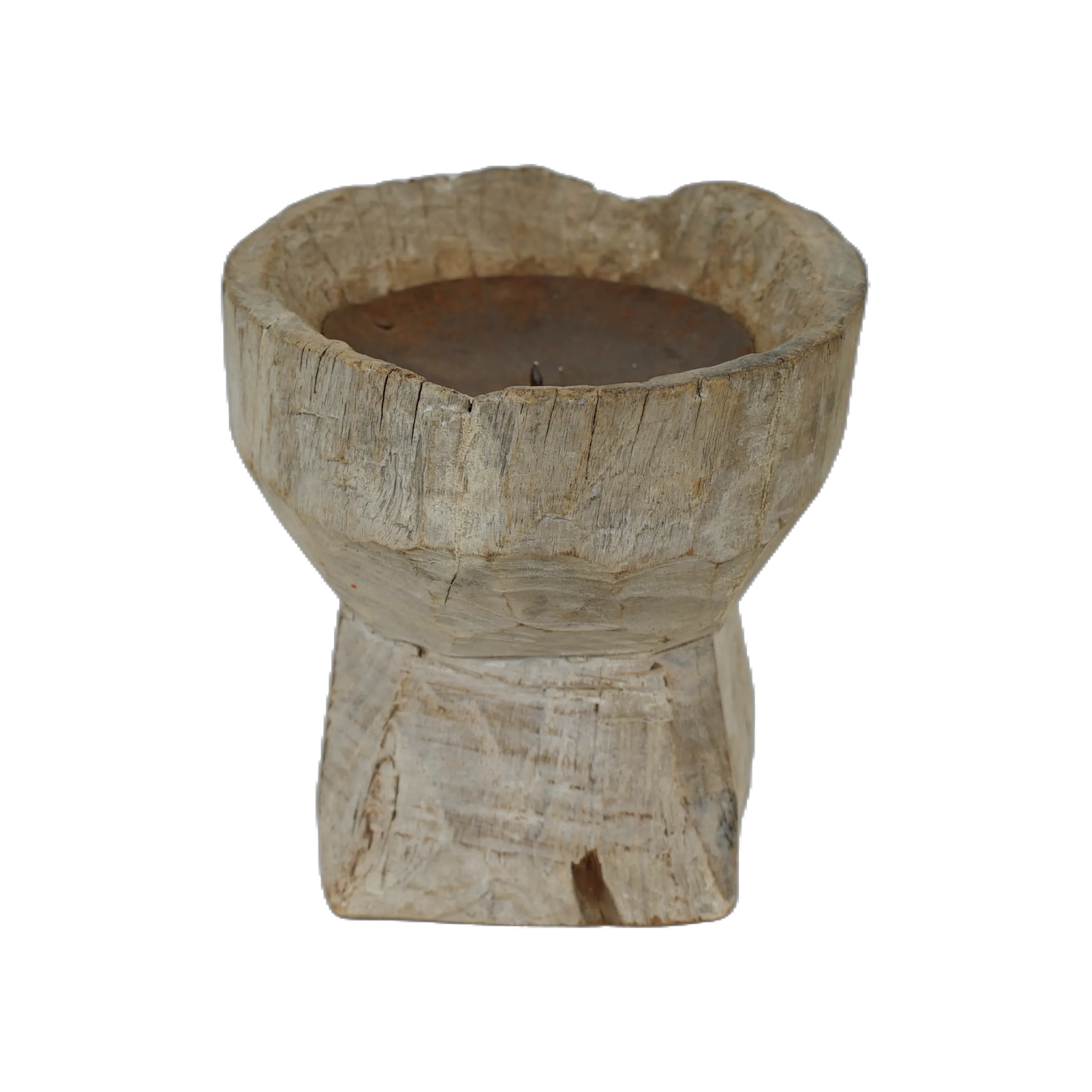 Bijani - Bougeoir en bois ancien n°96