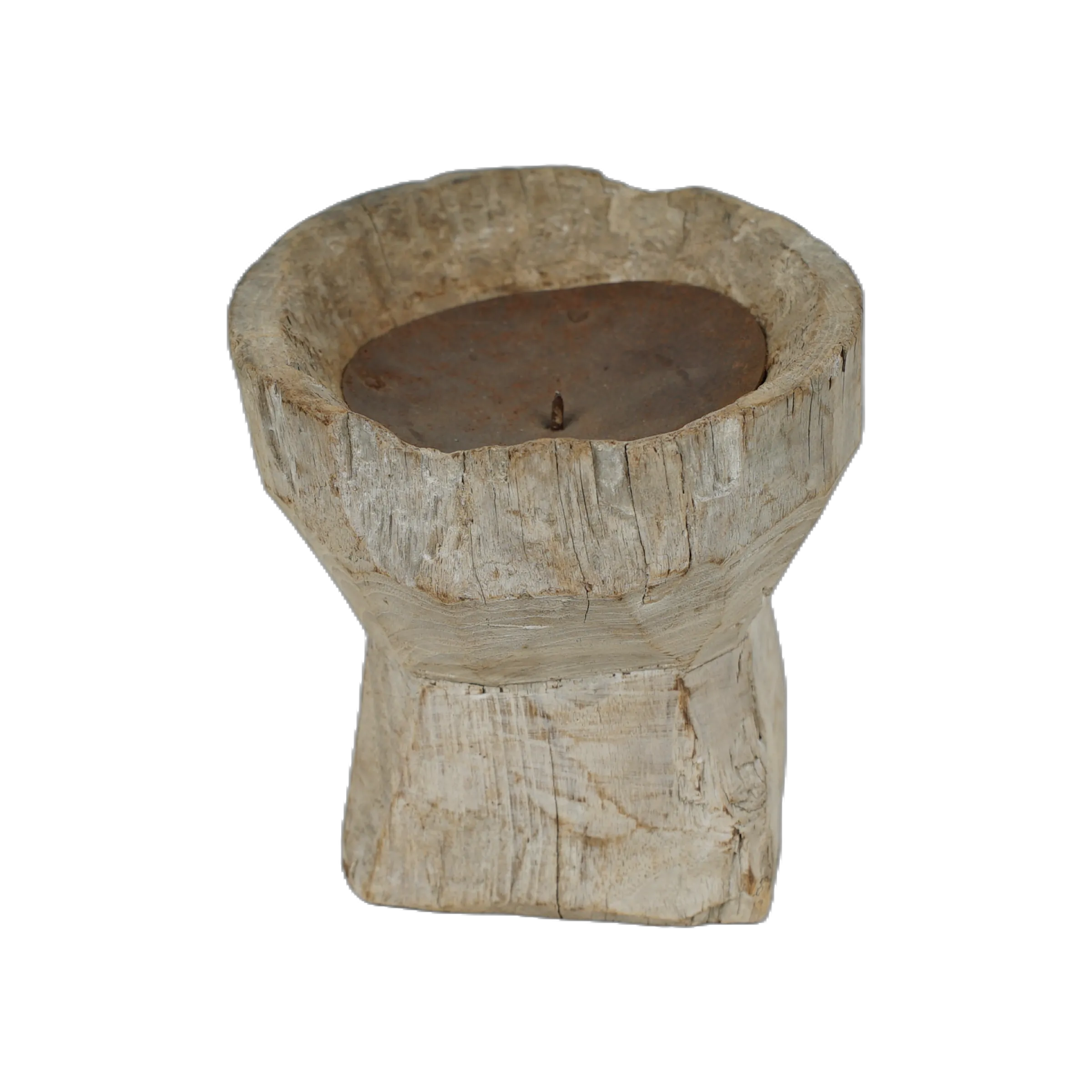Bijani - Bougeoir en bois ancien n°96 - vue 3