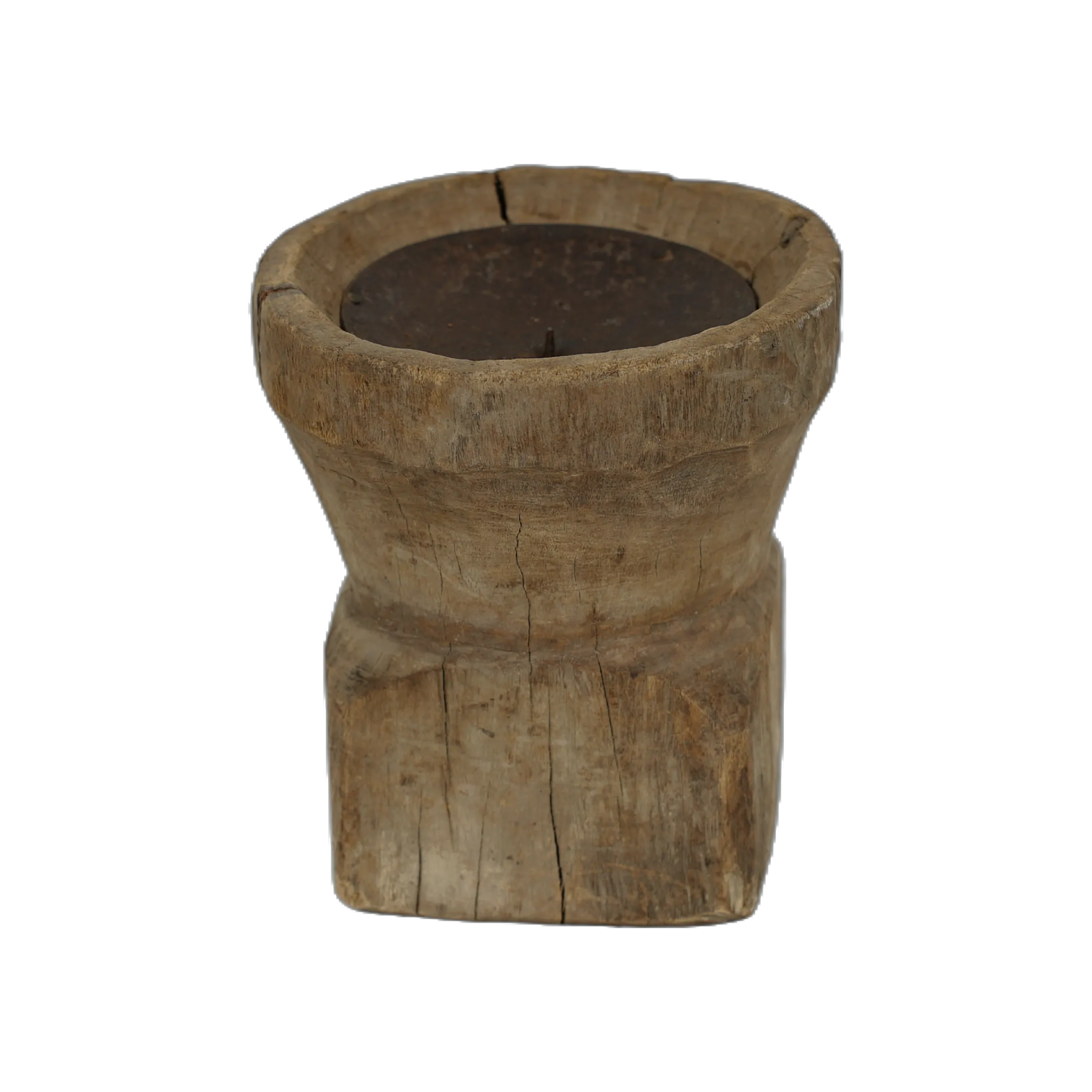 Bijani - Bougeoir en bois ancien n°98 - vue 2