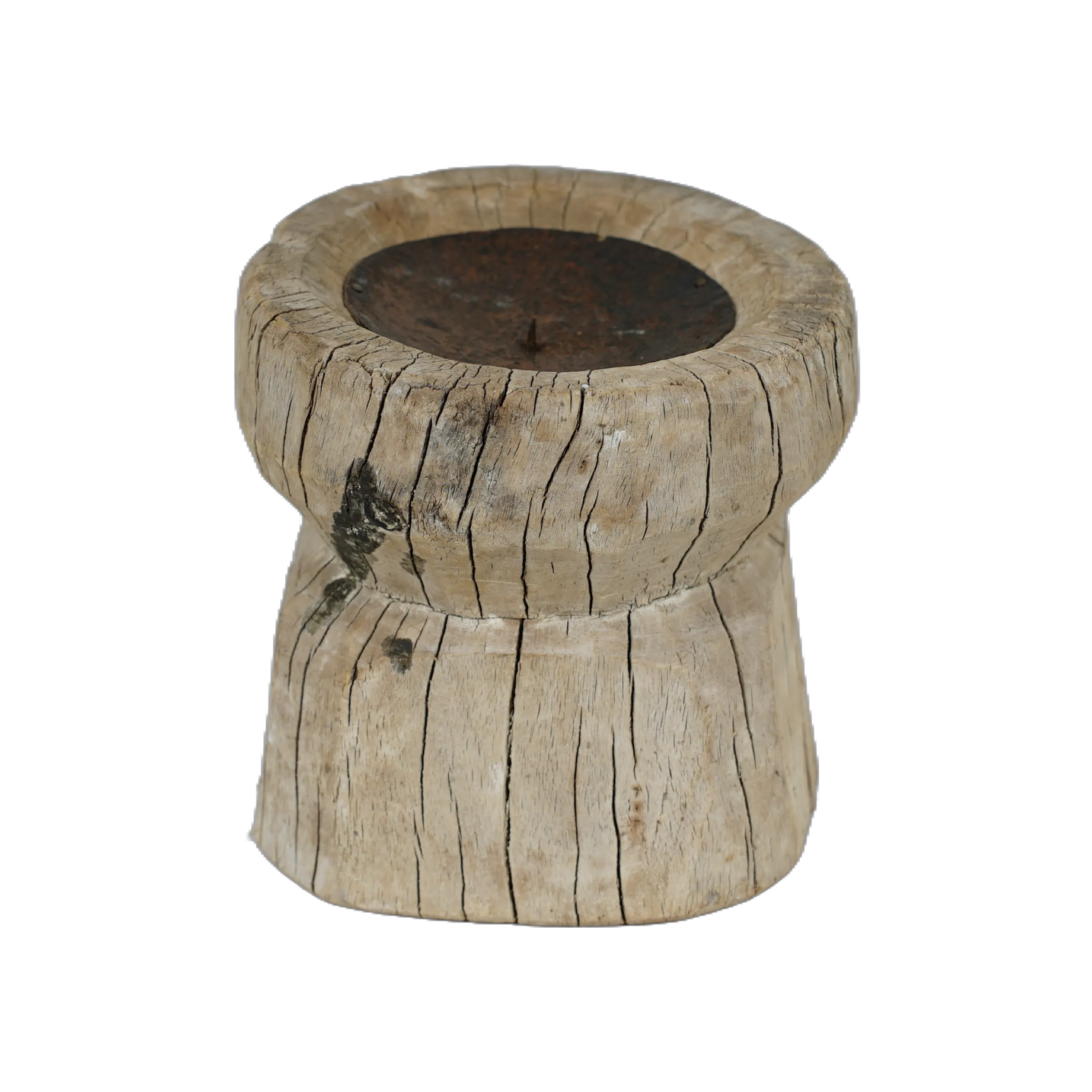 Bijani - Bougeoir en bois ancien n°99